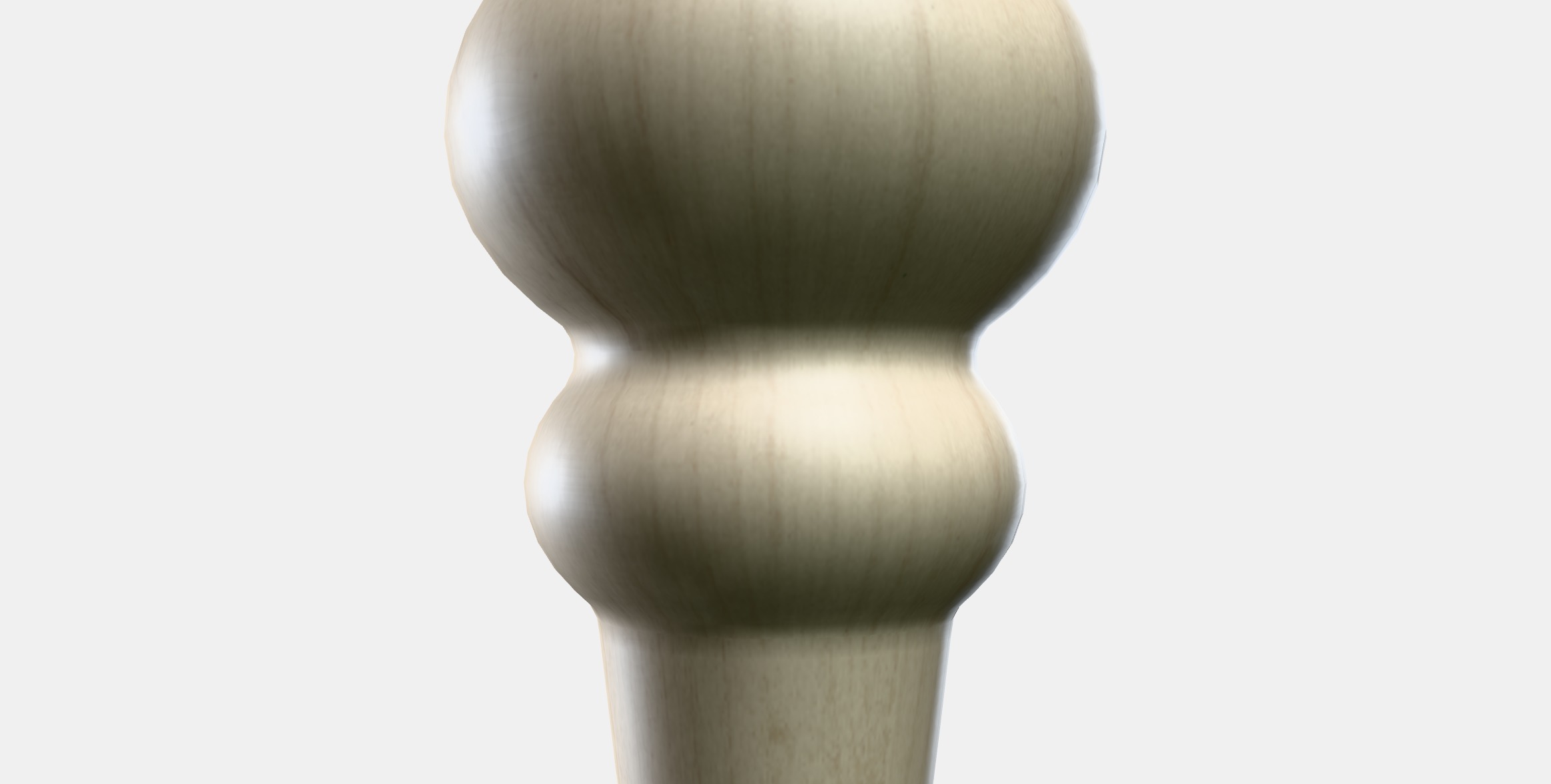 VISKAFORS Legs for sofa Low-poly 3D model_9