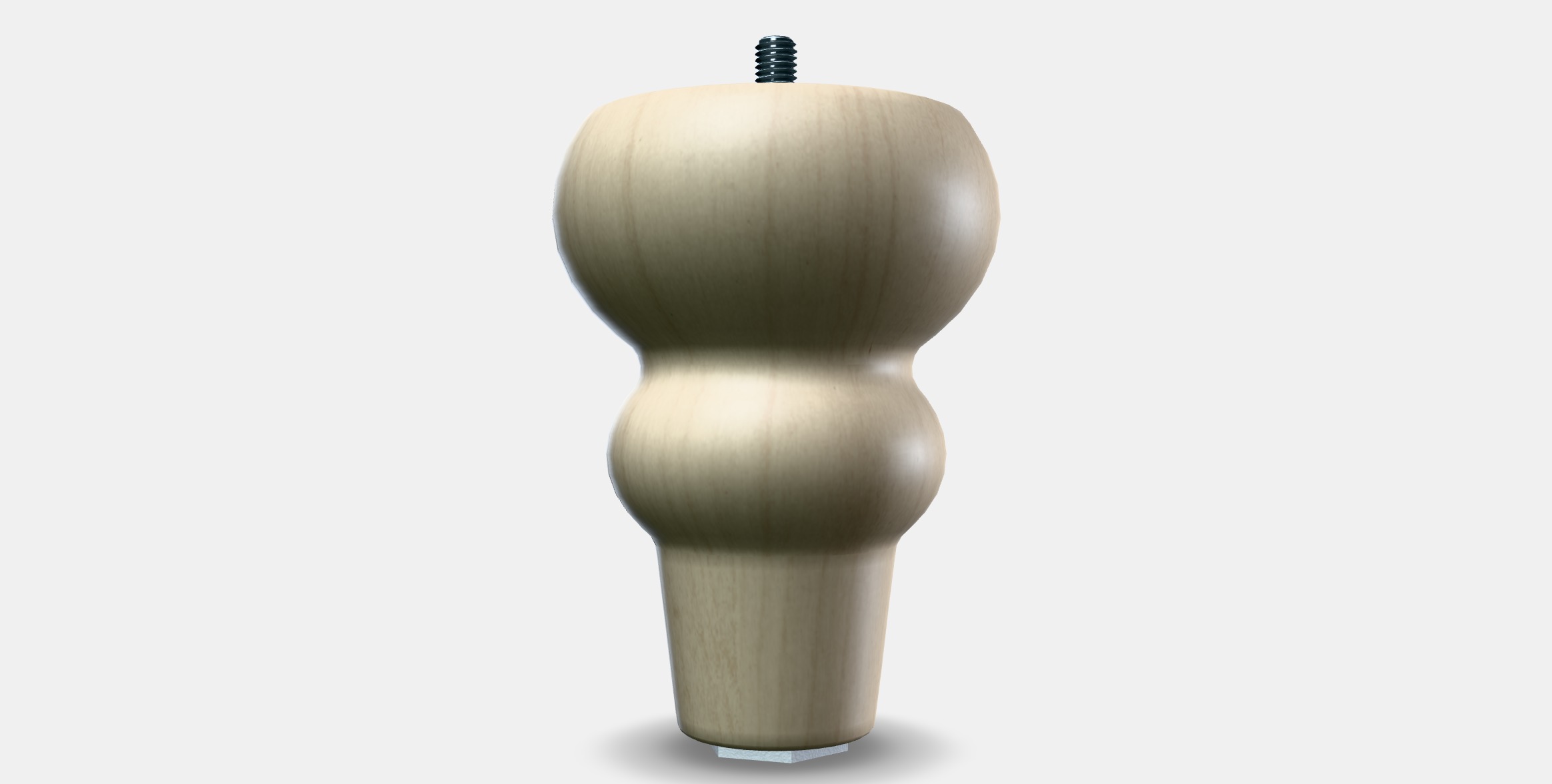 VISKAFORS Legs for sofa Low-poly 3D model_12