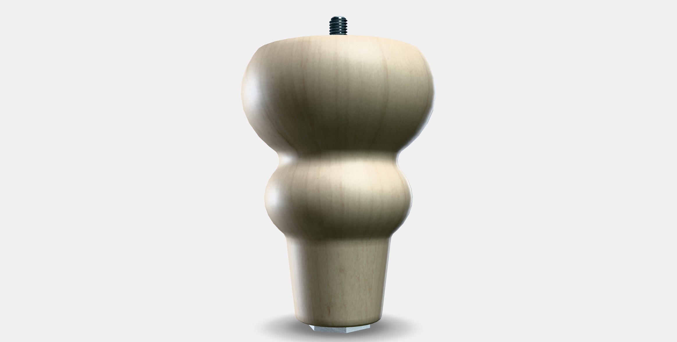 VISKAFORS Legs for sofa Low-poly 3D model_3