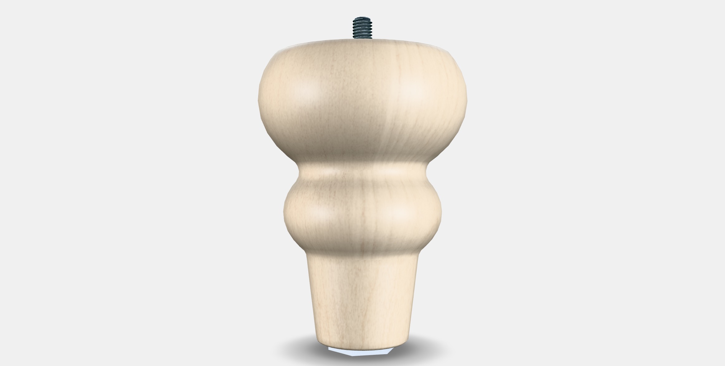 VISKAFORS Legs for sofa Low-poly 3D model_14