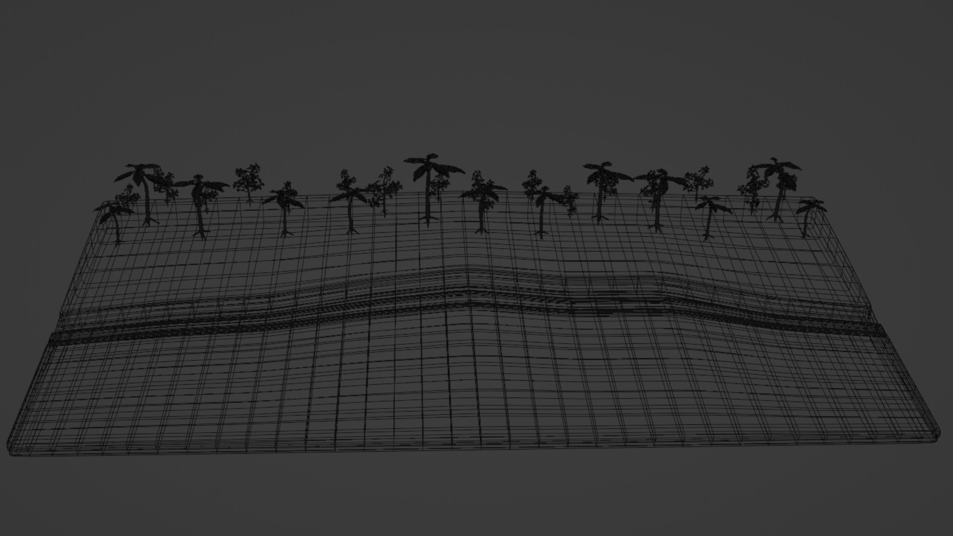 Beach Terrain 3D Model Low-poly 3D model_8