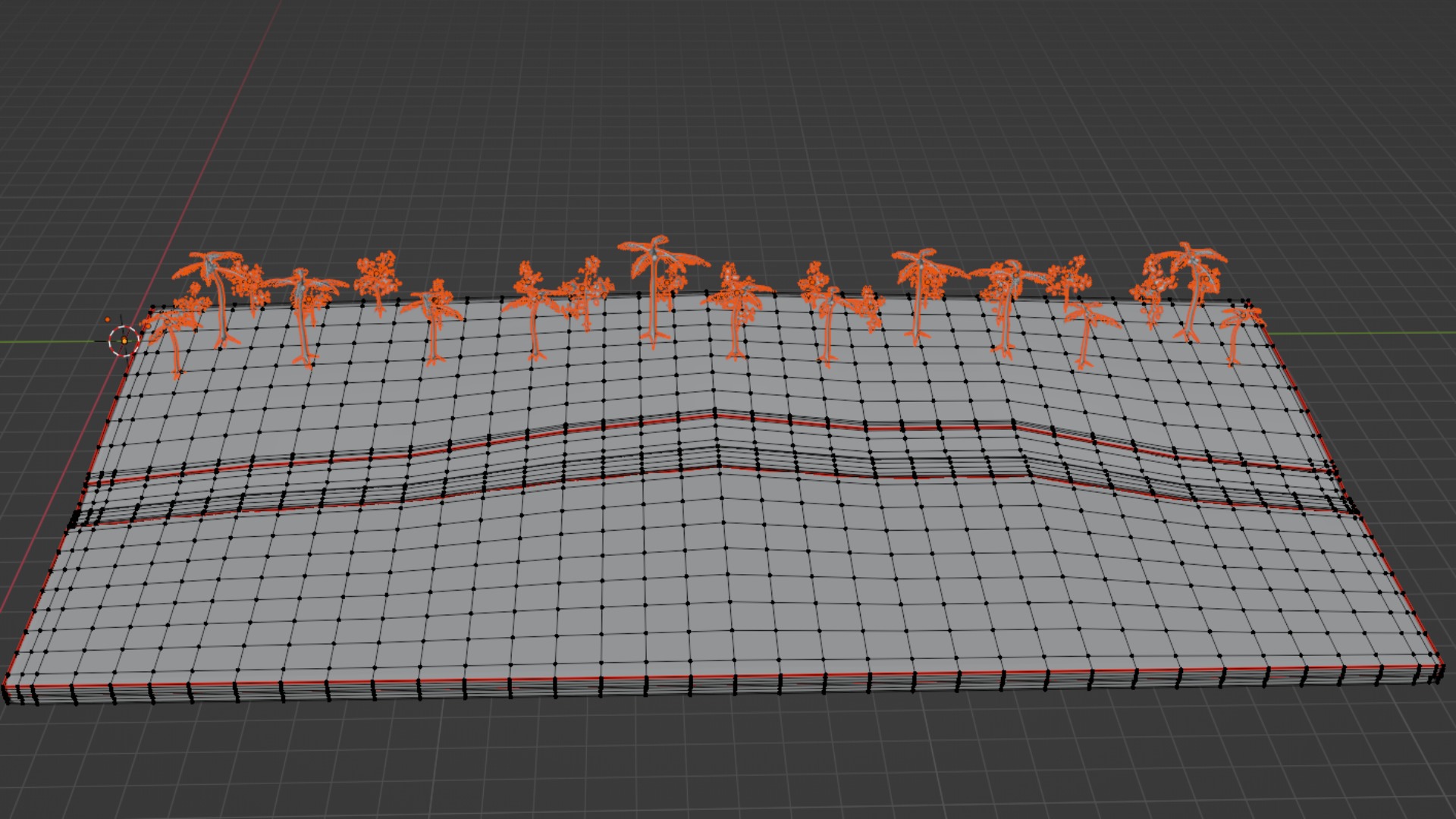 Beach Terrain 3D Model Low-poly 3D model_7