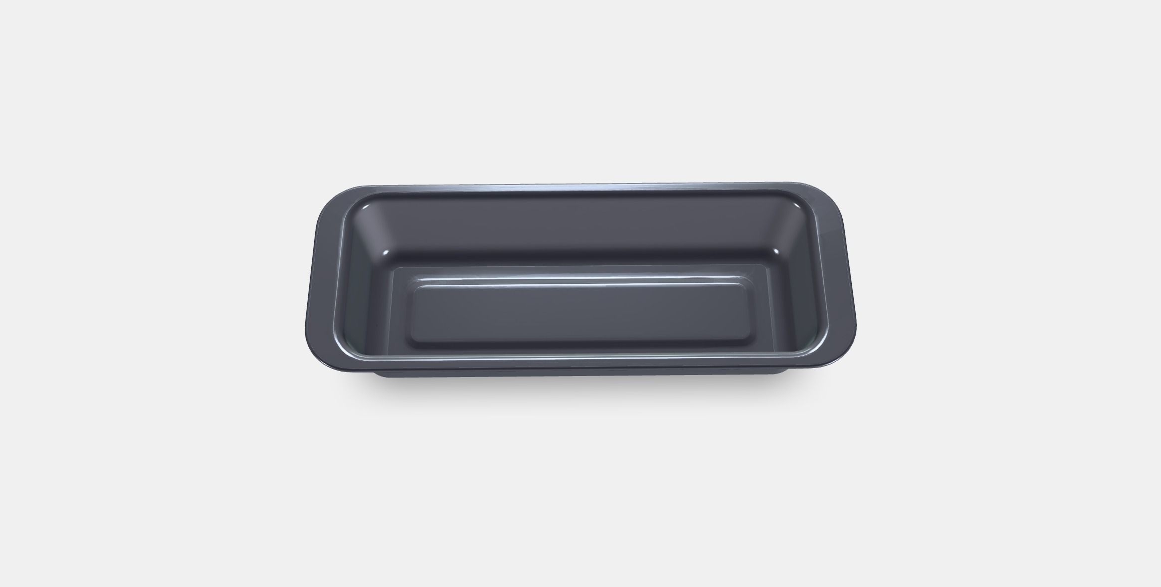 HEMMABAK Bread tin Low-poly 3D model_3