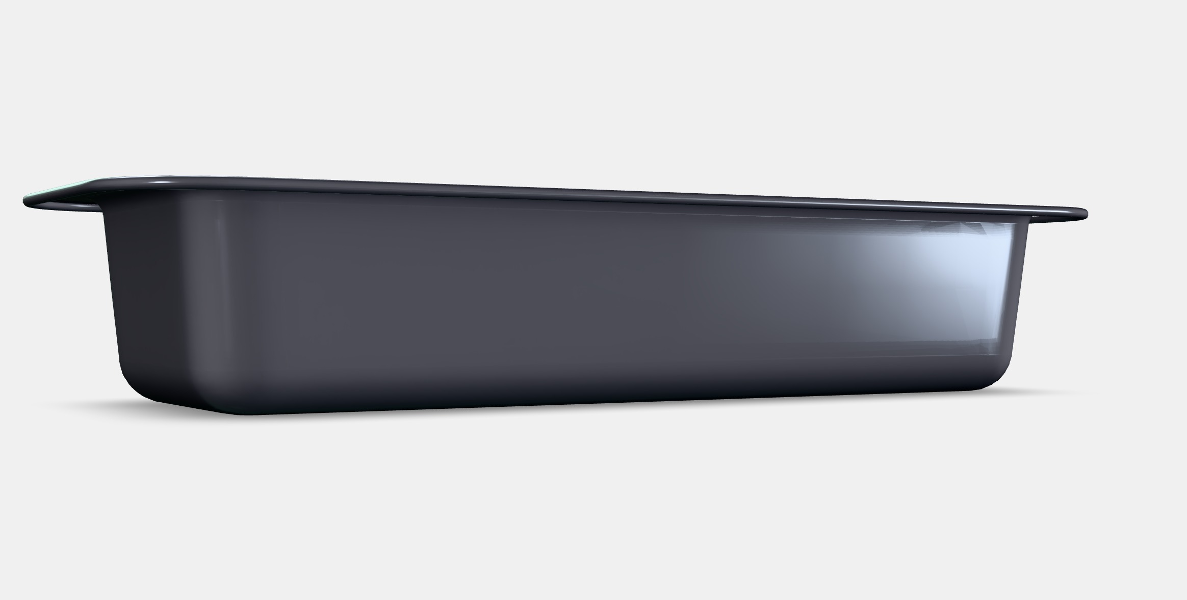 HEMMABAK Bread tin Low-poly 3D model_2