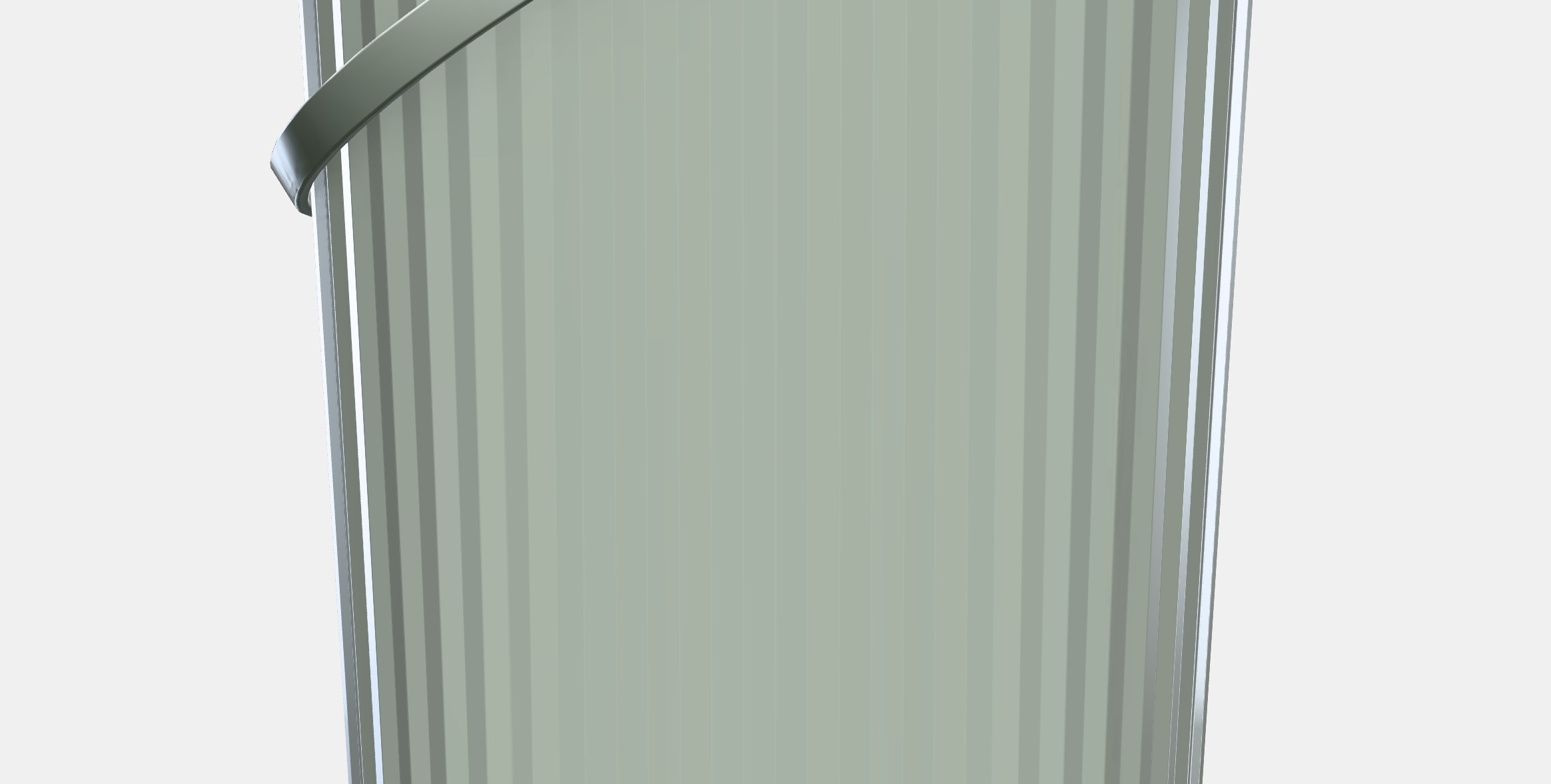 POND Container with lid Low-poly 3D model_11