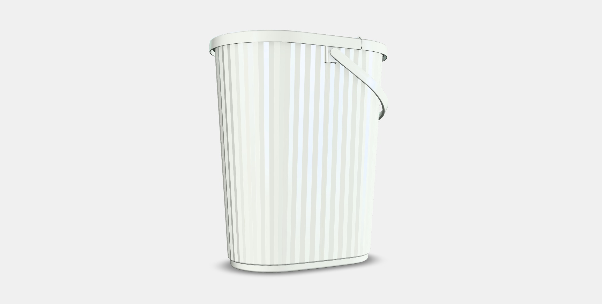 POND Container with lid Low-poly 3D model_16