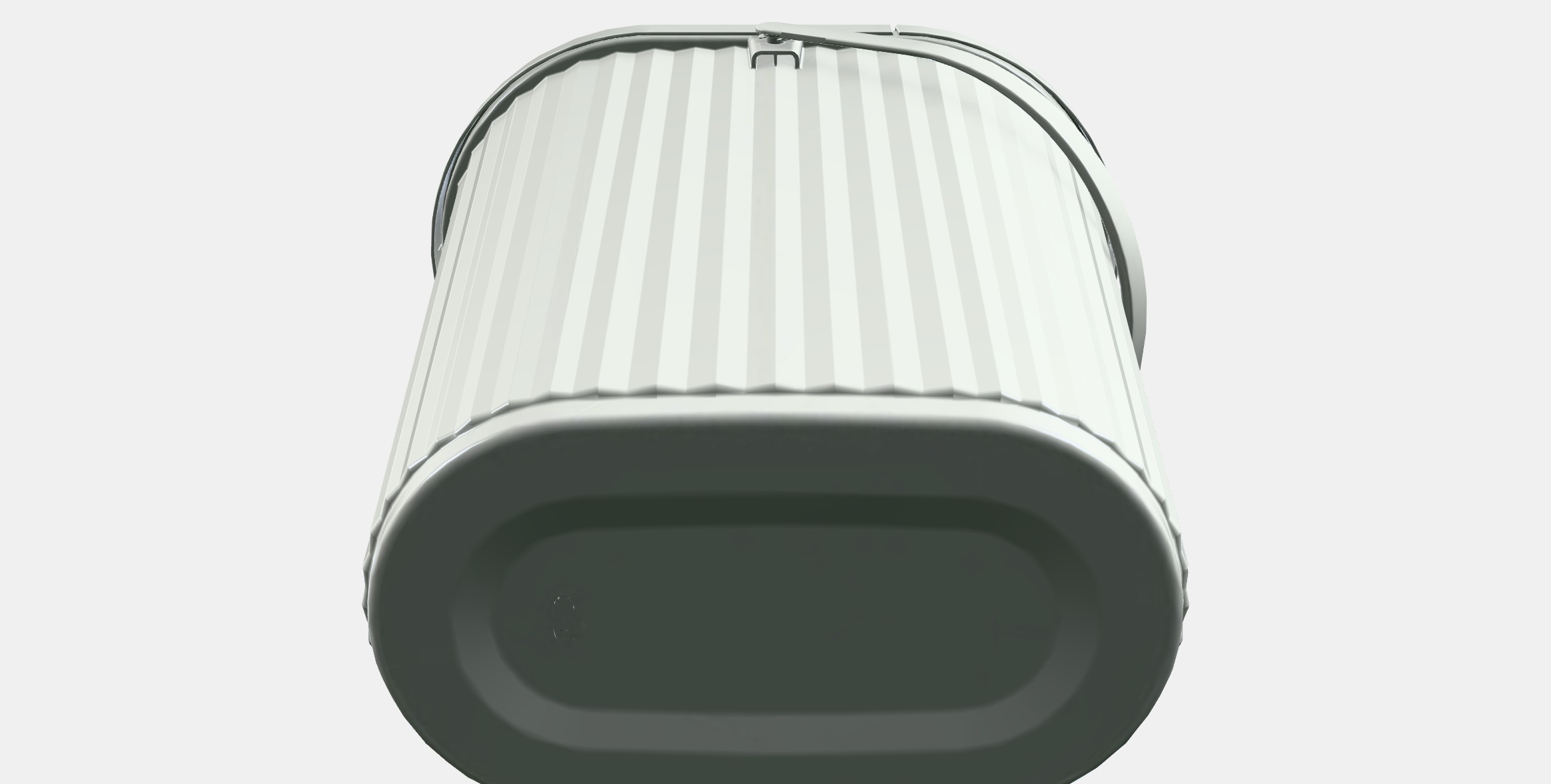 POND Container with lid Low-poly 3D model_8