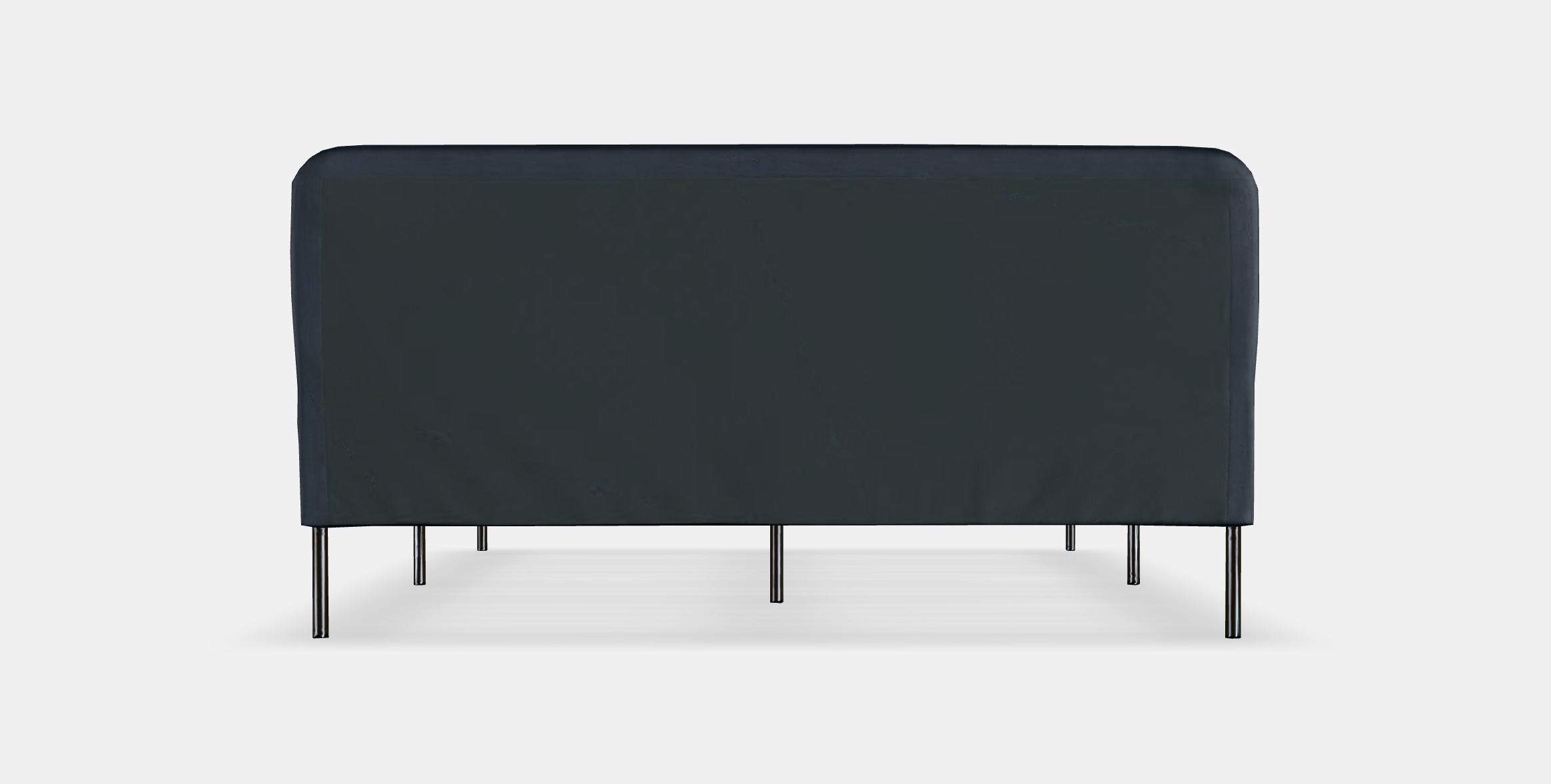 SLATTUM Upholstered bed frame 2 Low-poly 3D model_15