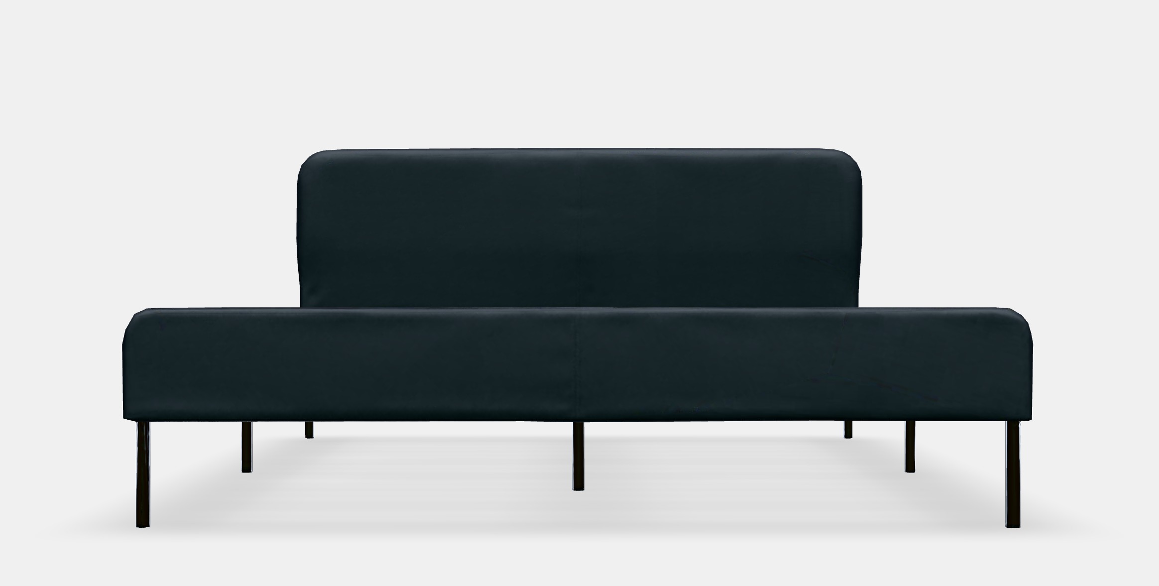 SLATTUM Upholstered bed frame 2 Low-poly 3D model_11