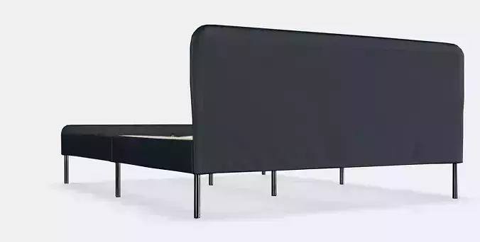 SLATTUM Upholstered bed frame 2