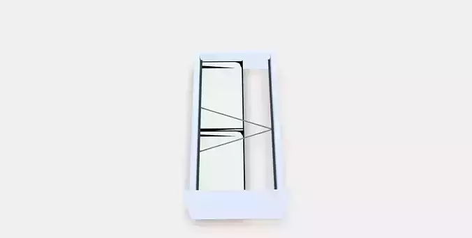 MALM Bed frame high with 2 bed drawers