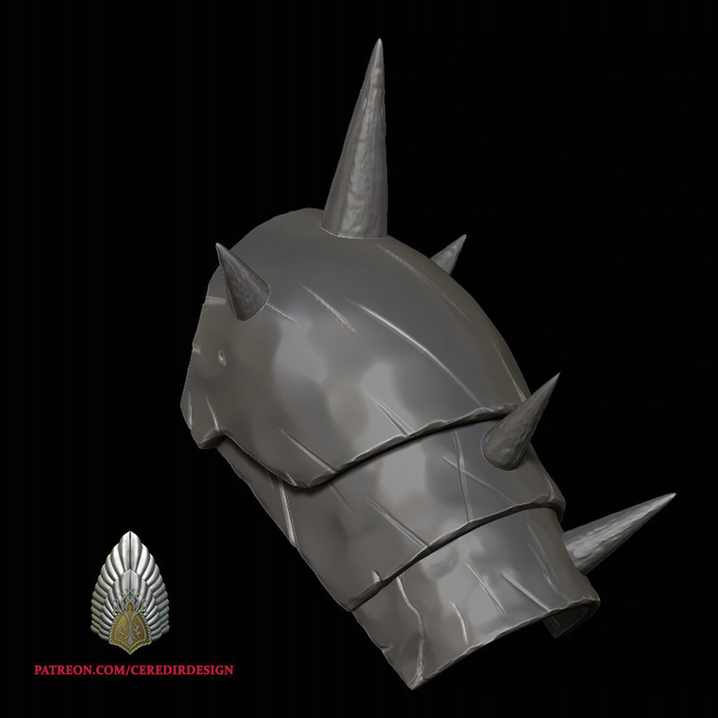 Majik Shoulder Armour 3d digital download 3D print model_4