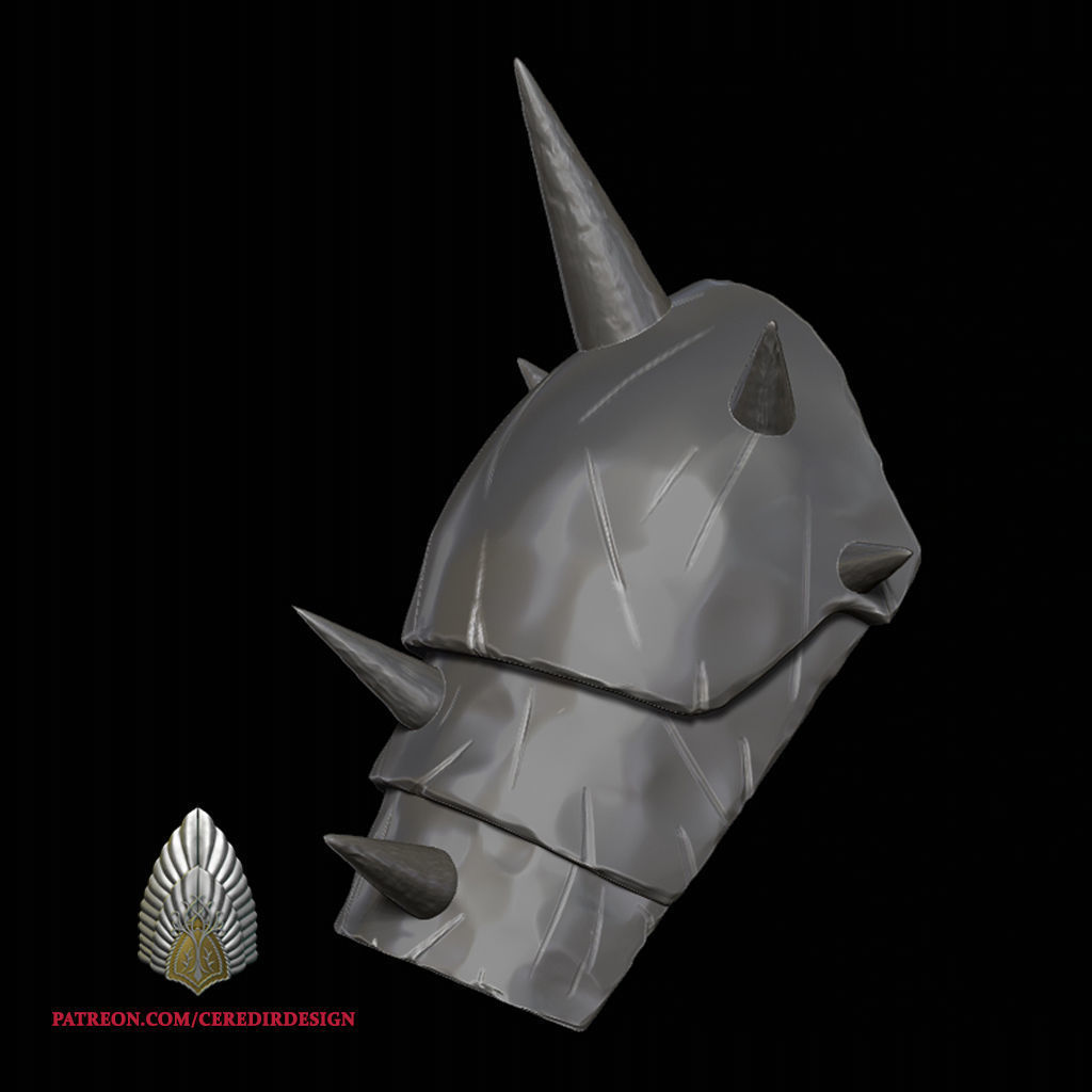 Majik Shoulder Armour 3d digital download 3D print model_2