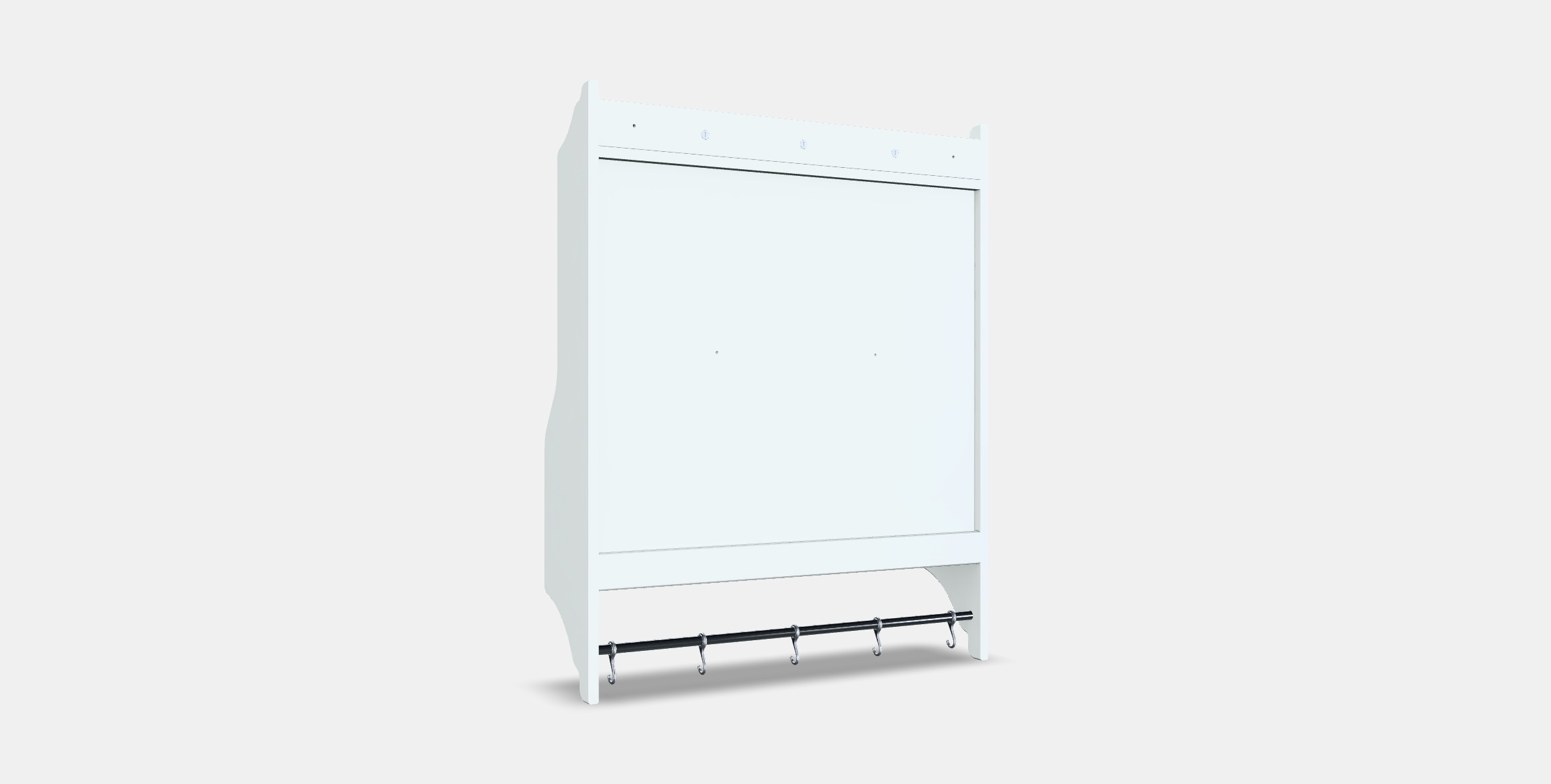 TORNVIKEN Plate shelf Low-poly 3D model_16