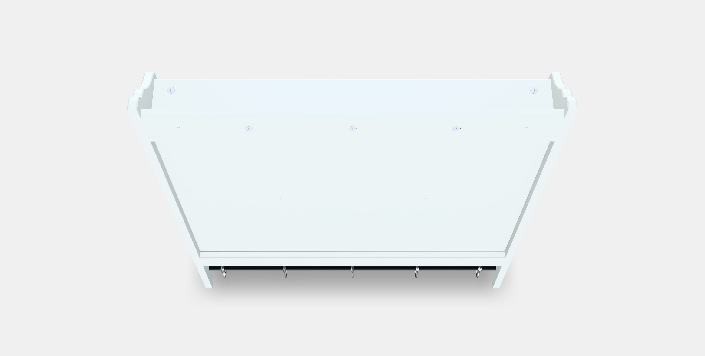 TORNVIKEN Plate shelf Low-poly 3D model_4