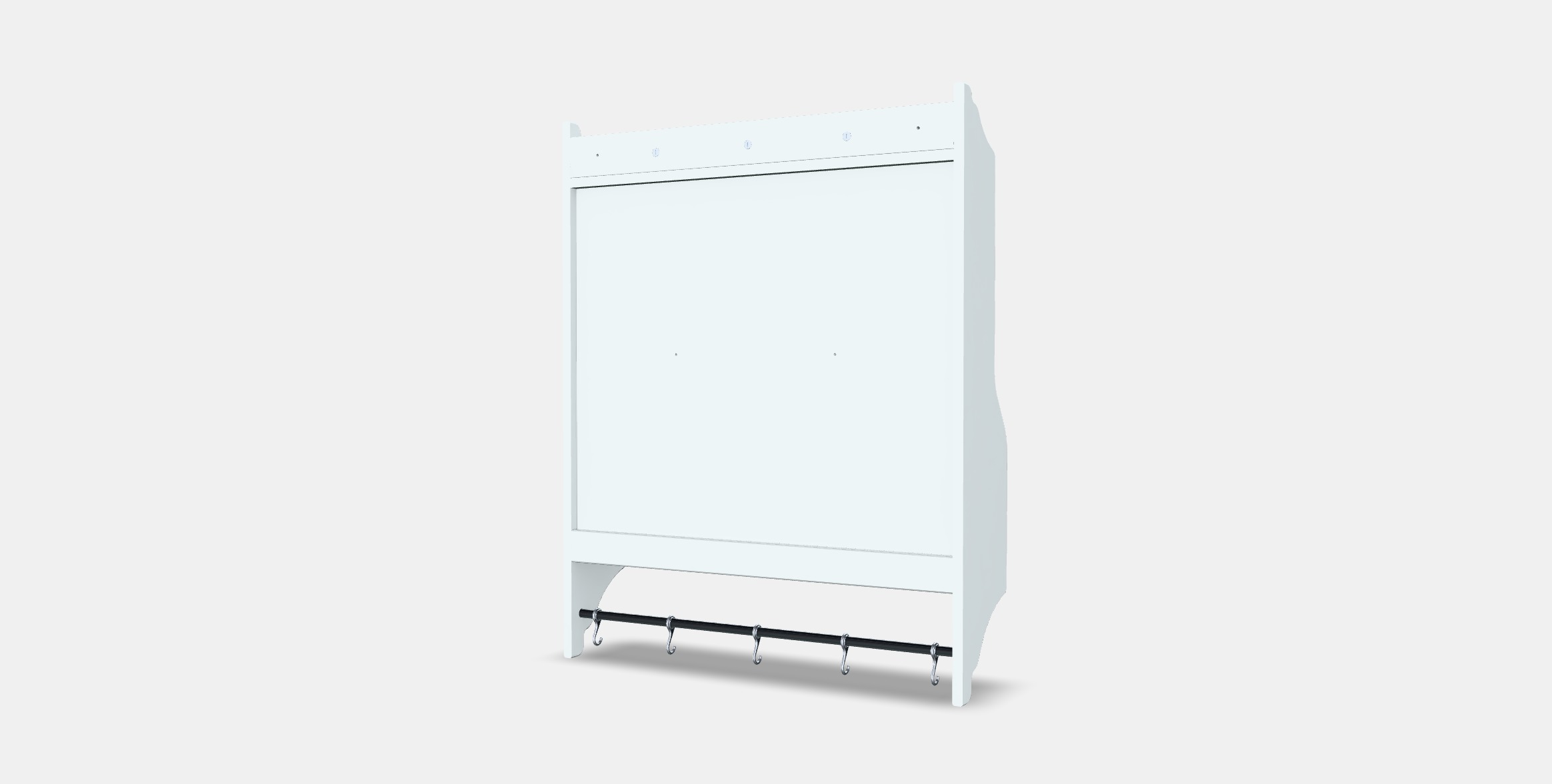 TORNVIKEN Plate shelf Low-poly 3D model_5