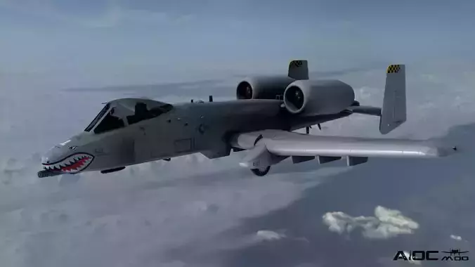 A10C Thunderbolt II - Game Ready Aircraft Model