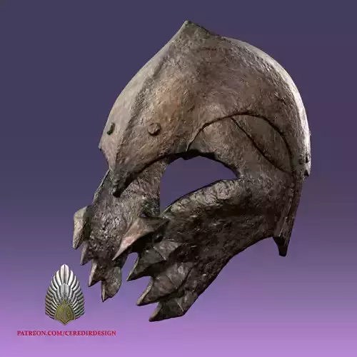 Orc Helmet lord of the rings 3D DIGITAL DOWNLOAD FILE