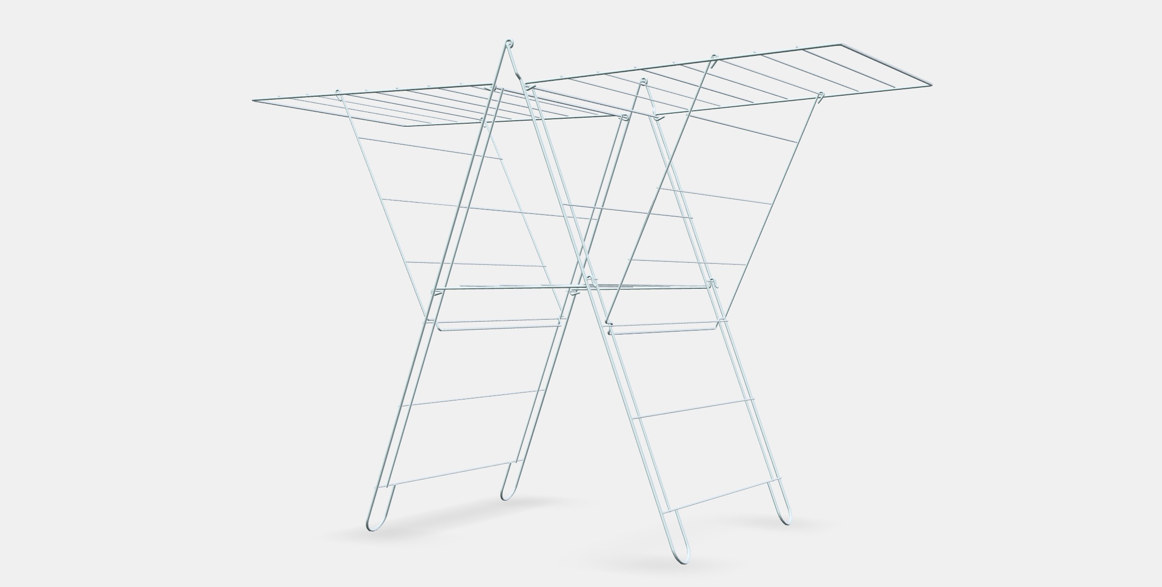 FROST Drying rack in-outdoor Low-poly 3D model_13