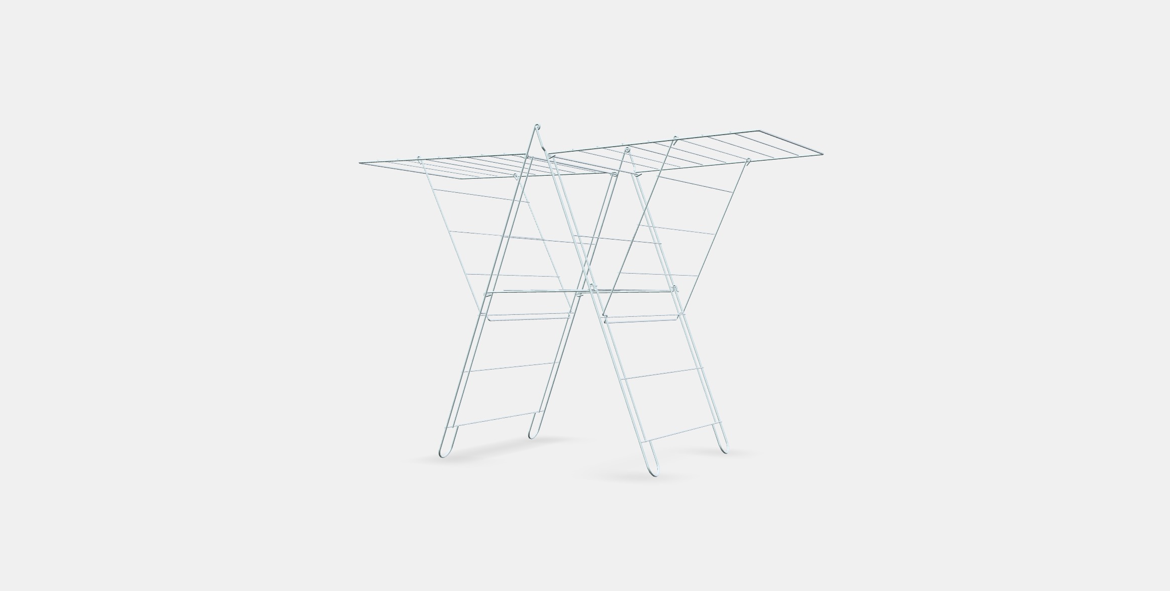 FROST Drying rack in-outdoor Low-poly 3D model_12