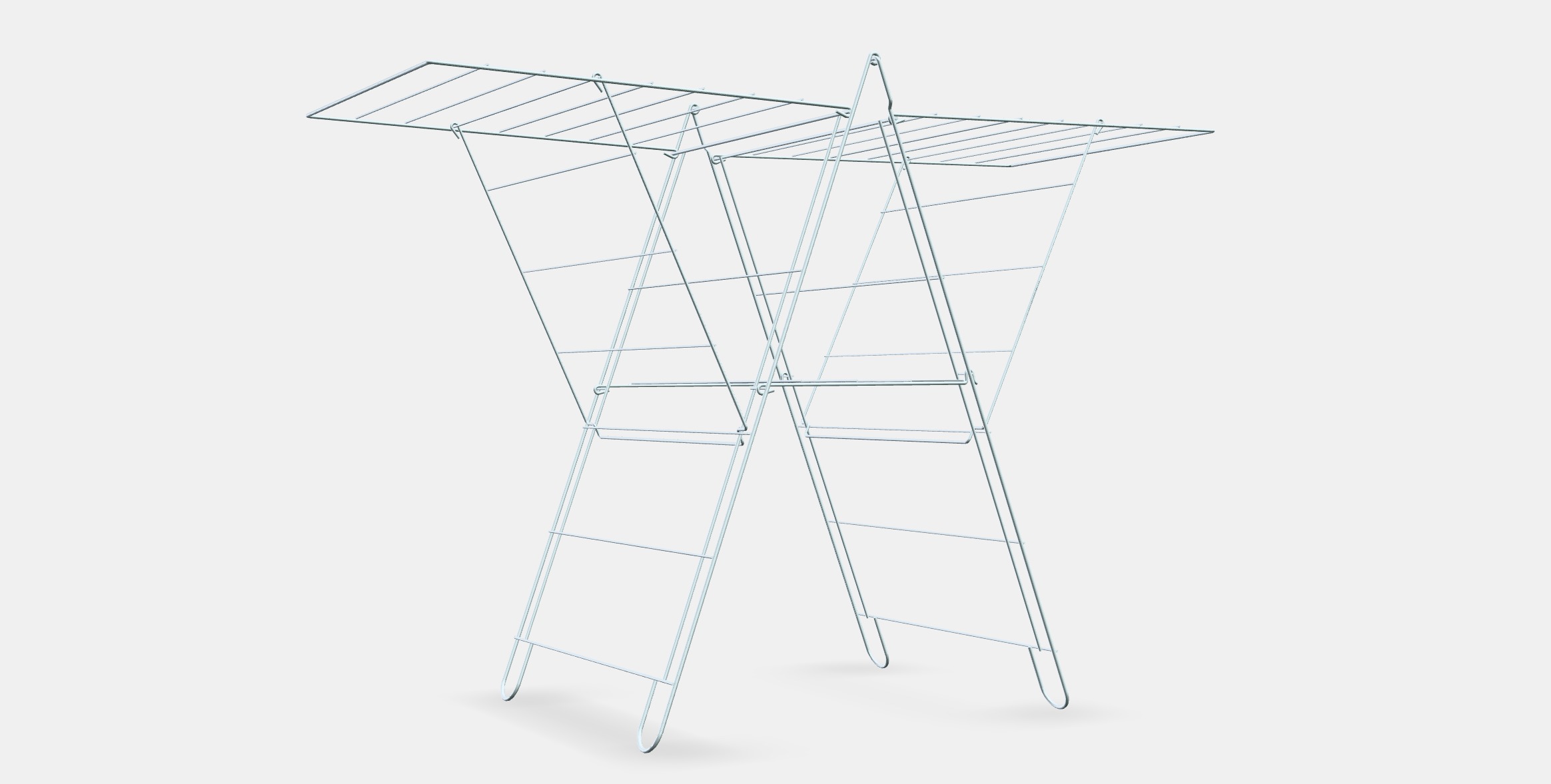 FROST Drying rack in-outdoor Low-poly 3D model_8