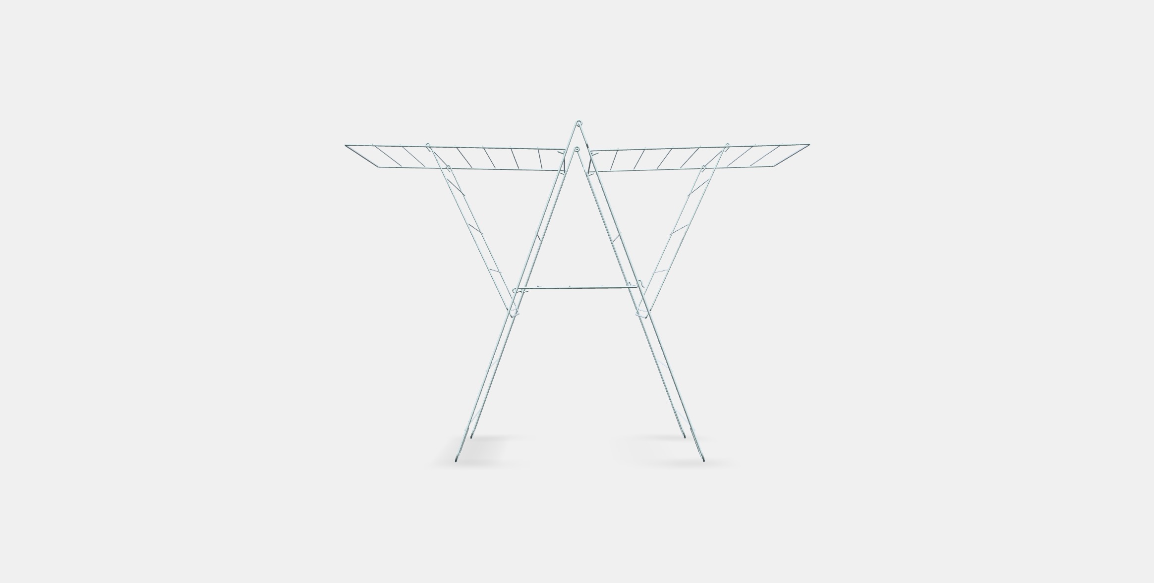 FROST Drying rack in-outdoor Low-poly 3D model_9