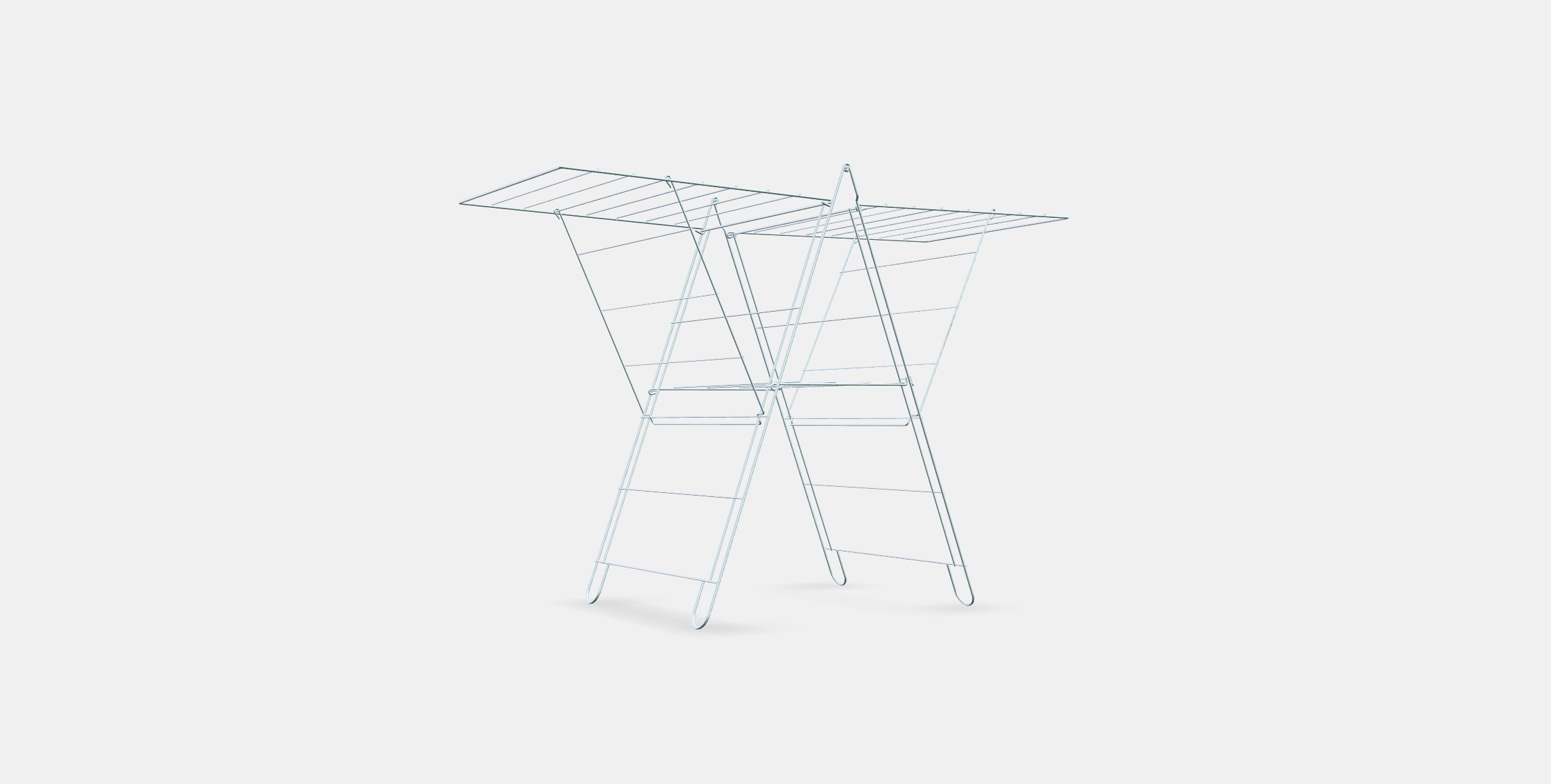 FROST Drying rack in-outdoor Low-poly 3D model_3