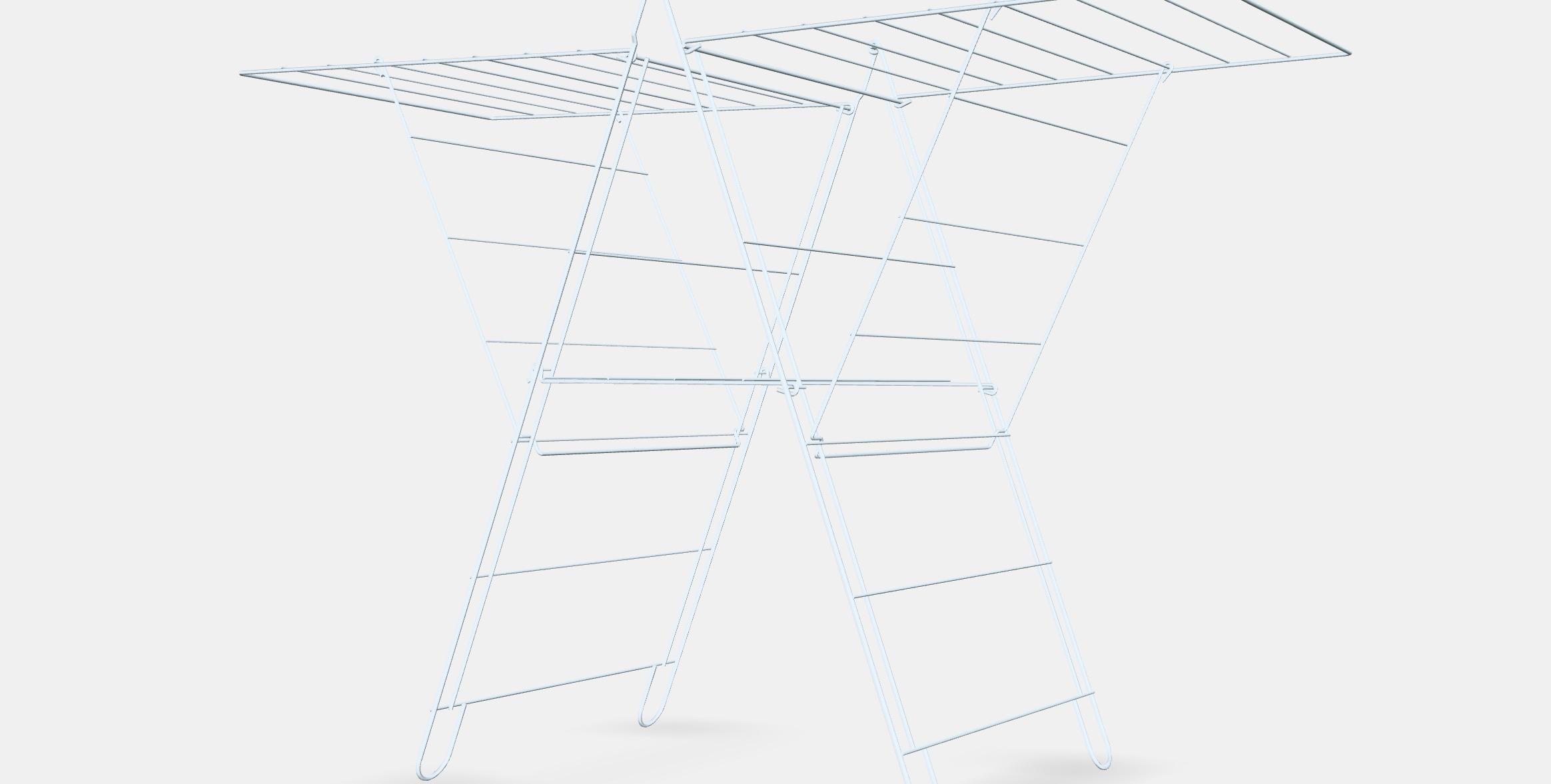 FROST Drying rack in-outdoor Low-poly 3D model_6
