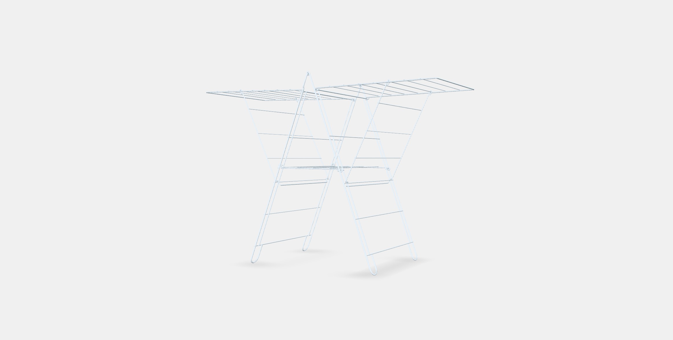 FROST Drying rack in-outdoor Low-poly 3D model_5