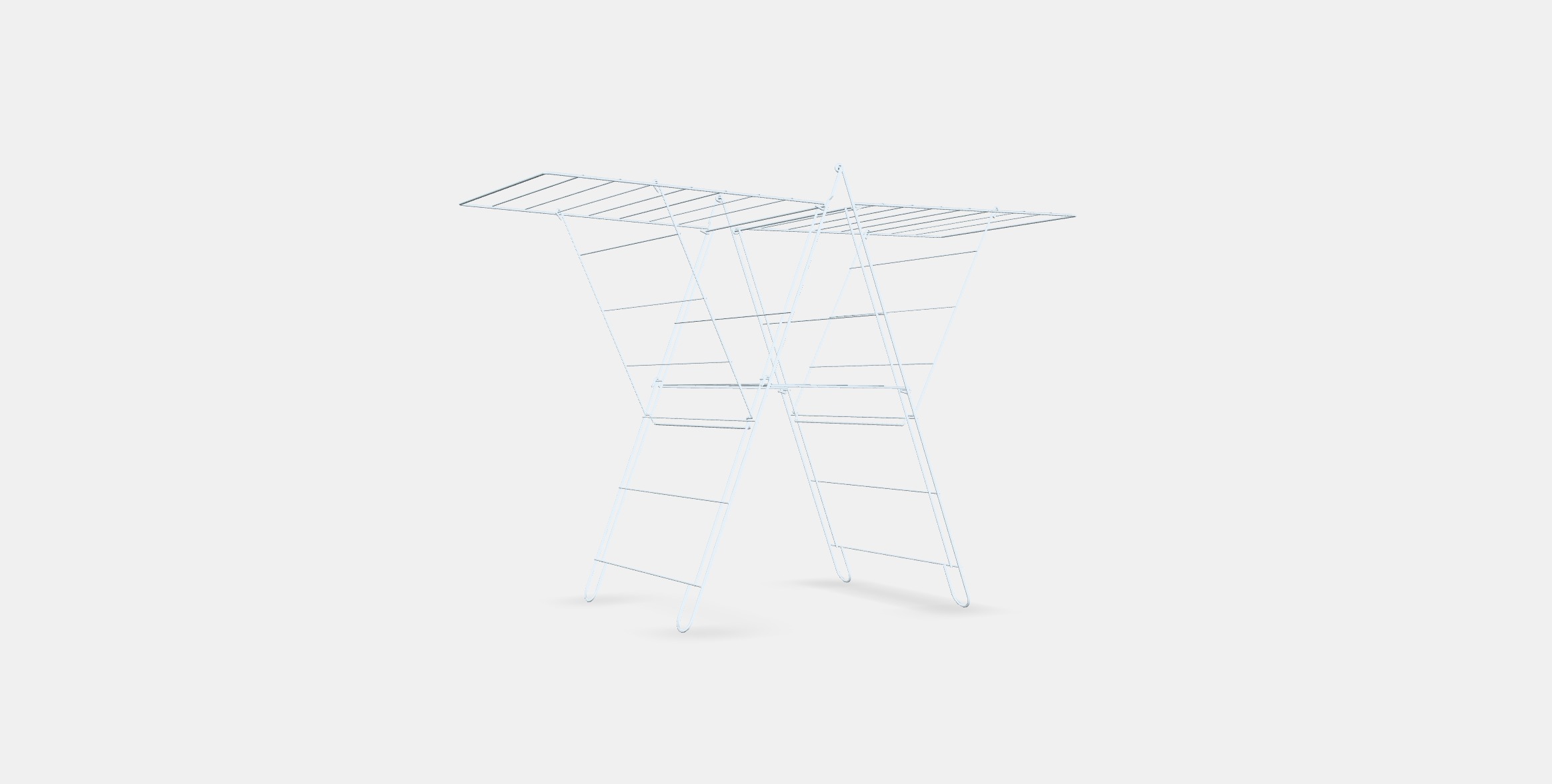 FROST Drying rack in-outdoor Low-poly 3D model_16