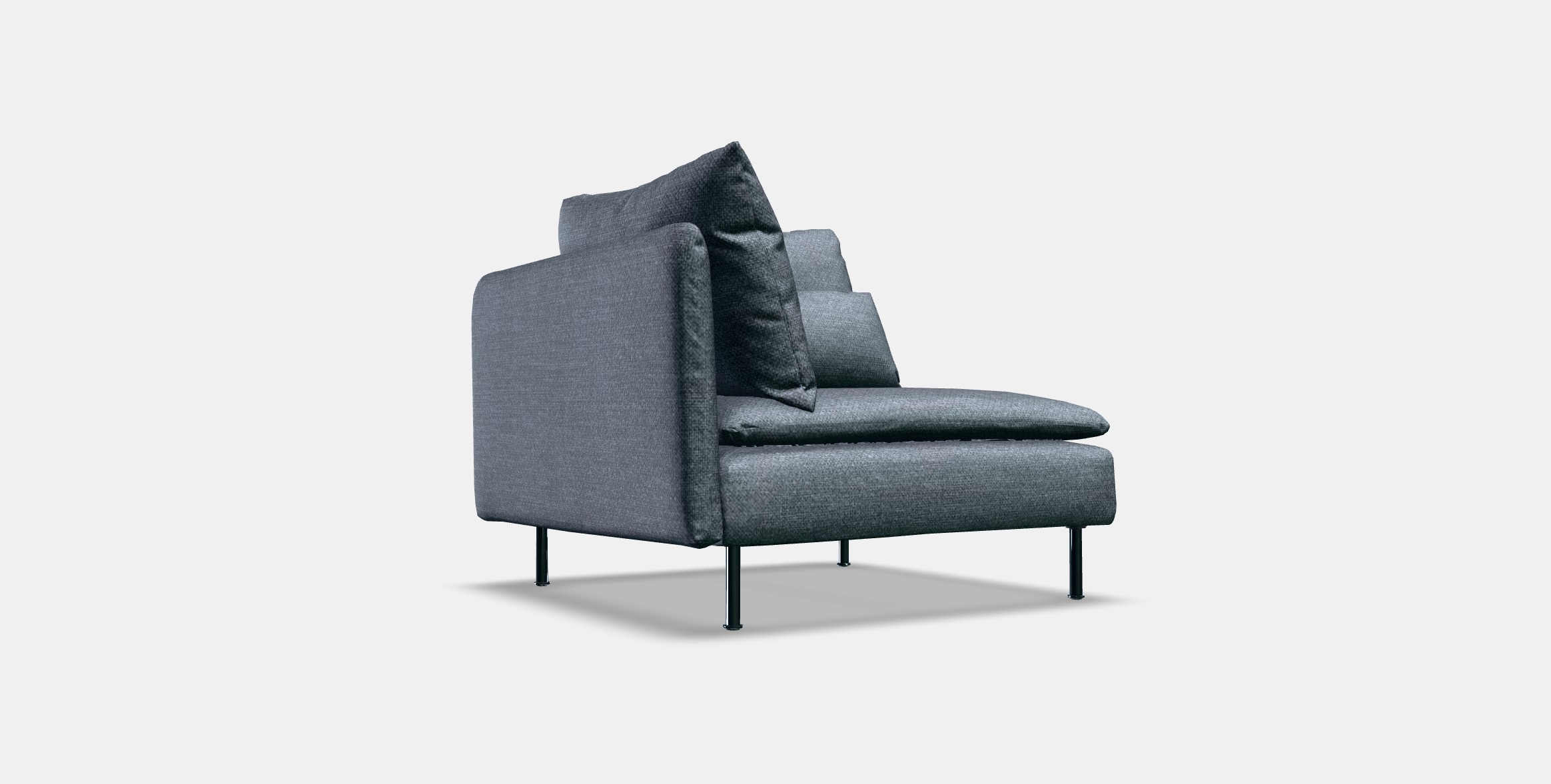 SODERHAMN Corner section 1 Low-poly 3D model_2