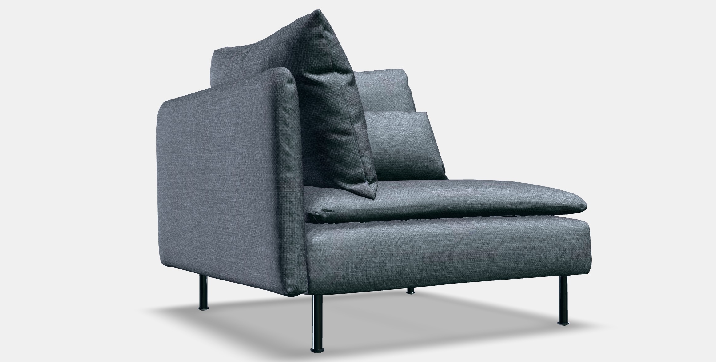 SODERHAMN Corner section 1 Low-poly 3D model_4