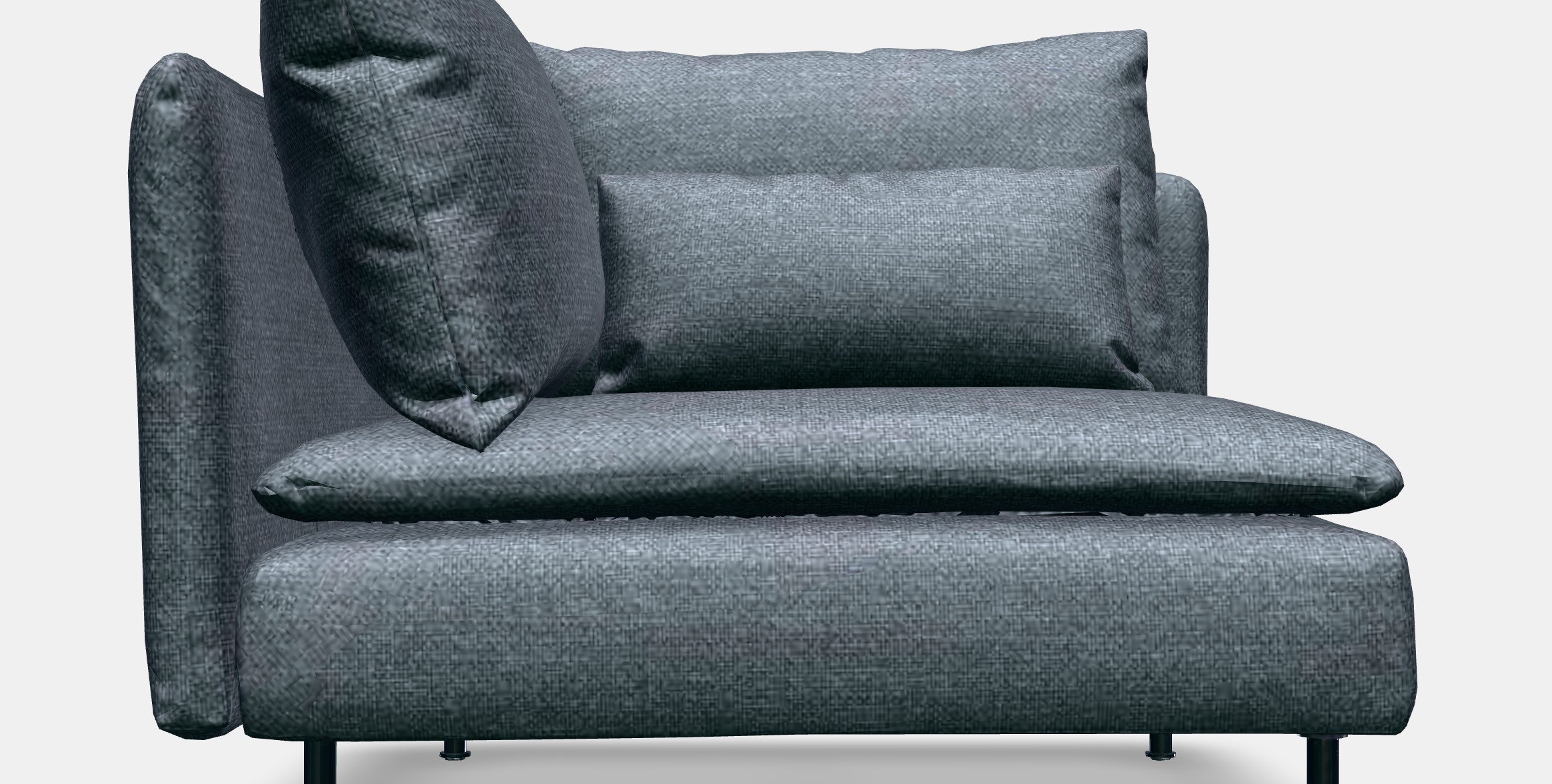 SODERHAMN Corner section 1 Low-poly 3D model_9