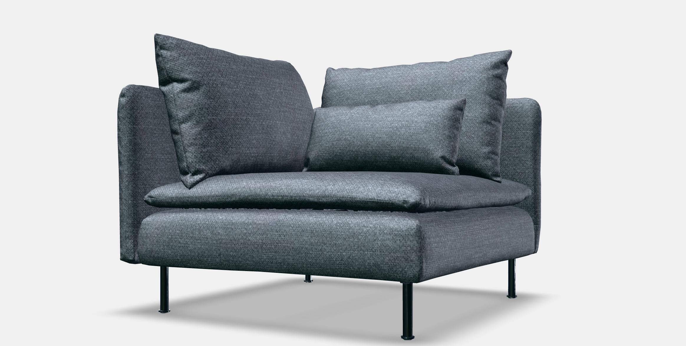 SODERHAMN Corner section 1 Low-poly 3D model_13