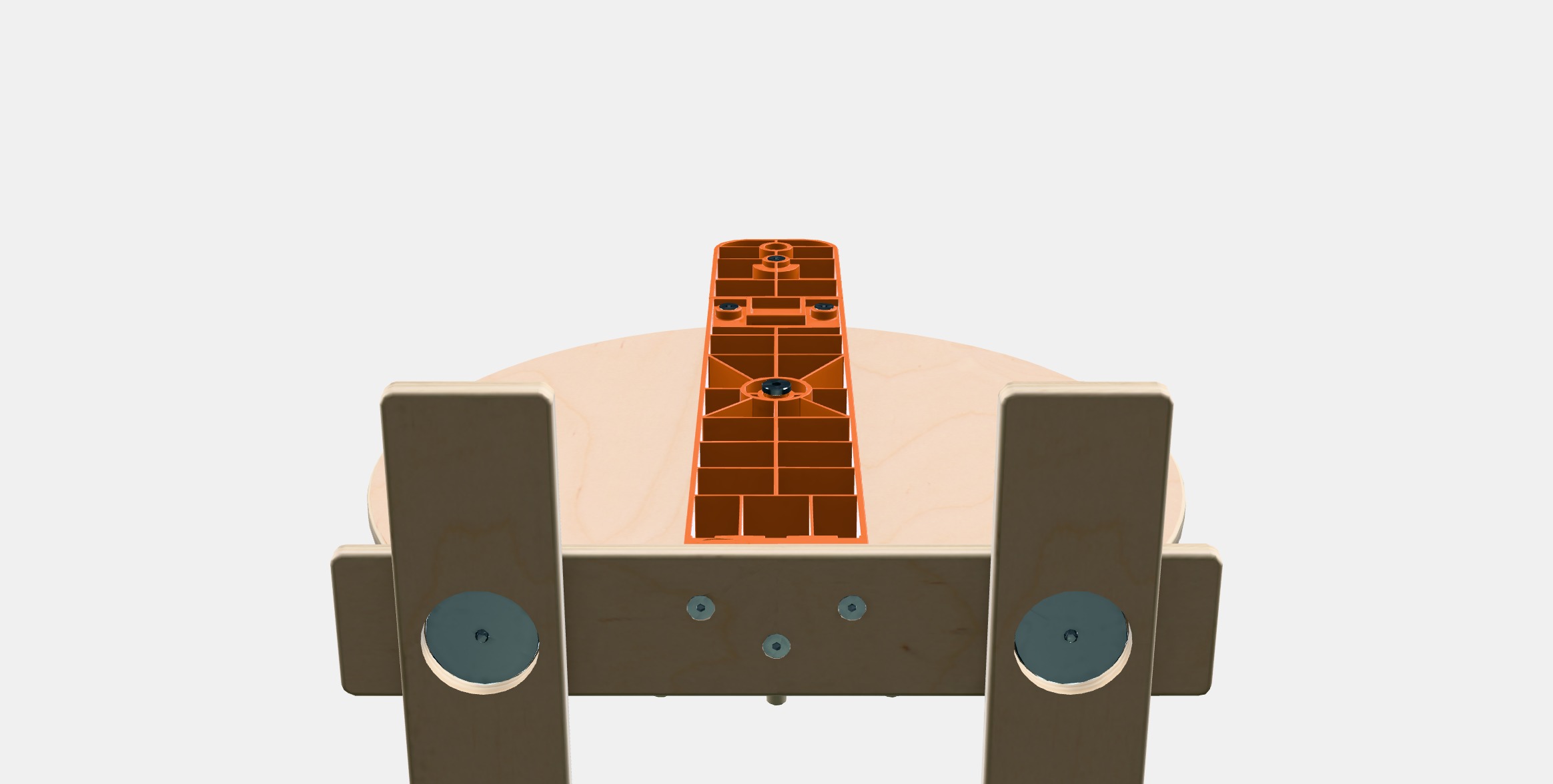 LUSTIGT Spinning wheel-game Low-poly 3D model_7