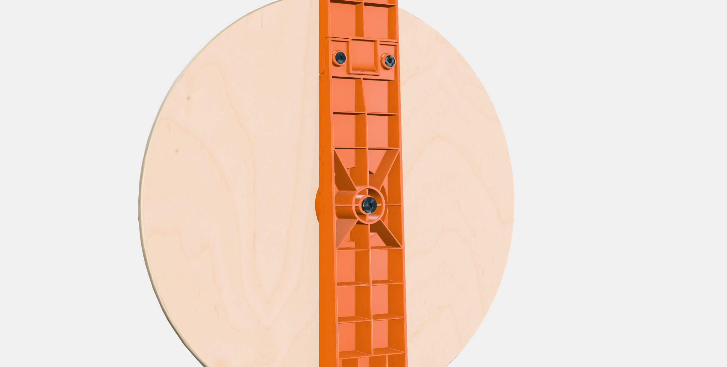 LUSTIGT Spinning wheel-game Low-poly 3D model_2