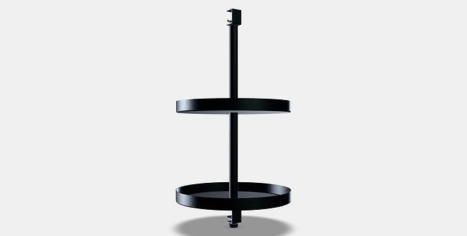 ENHET Swivel shelf Low-poly 3D model