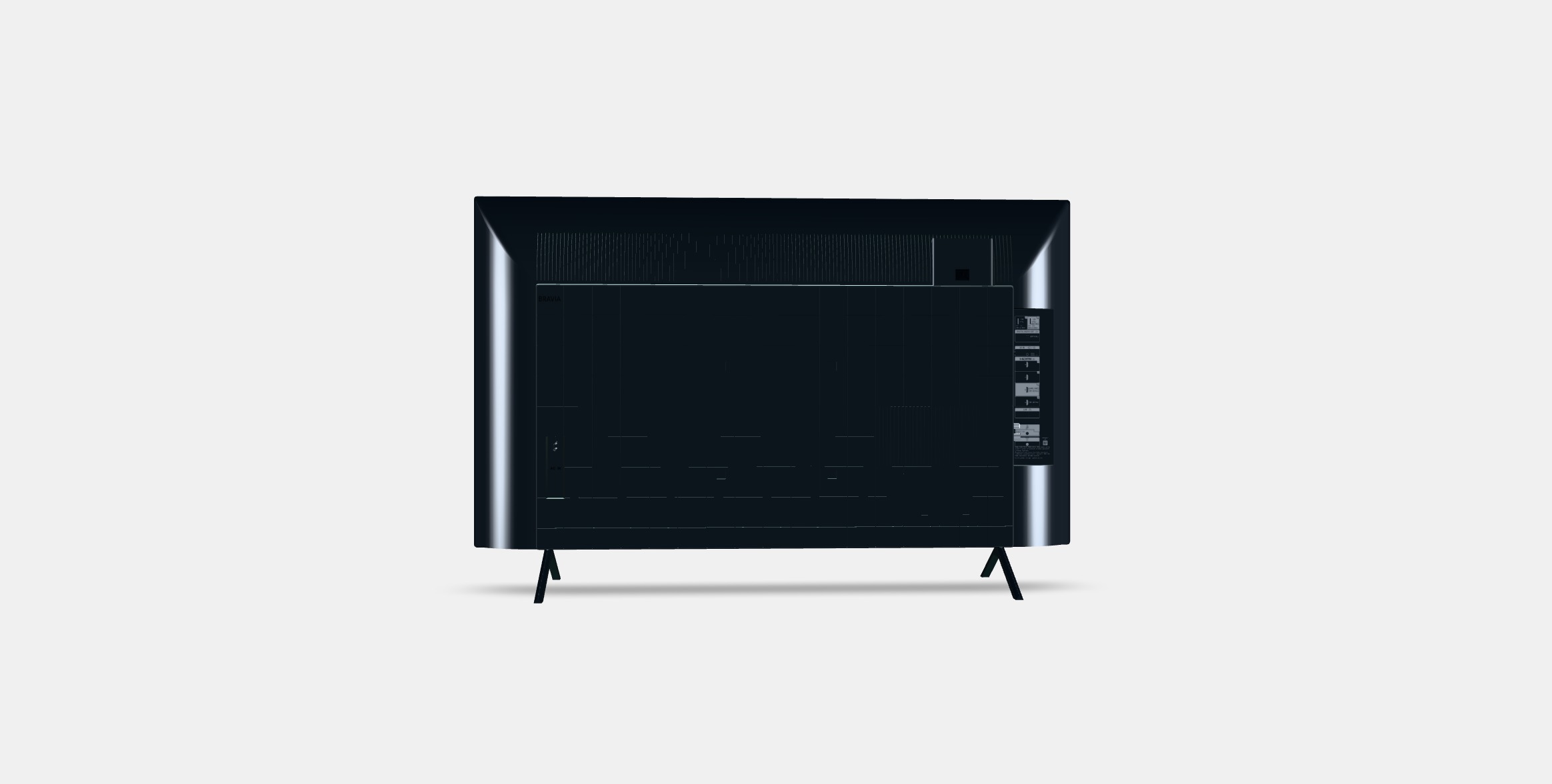 43 Sony Bravia KD-43X75WL Low-poly 3D model_13