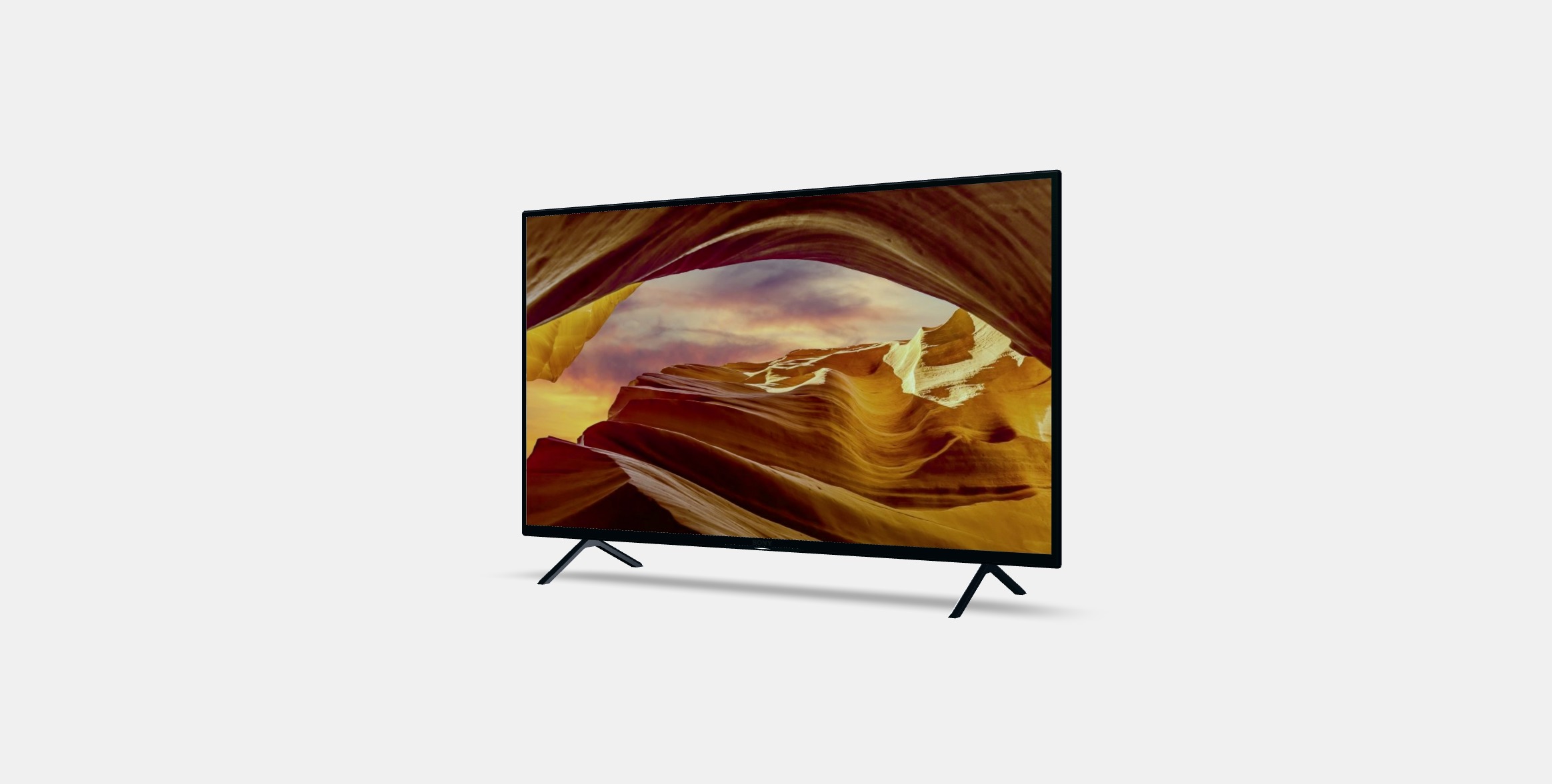 43 Sony Bravia KD-43X75WL Low-poly 3D model_11