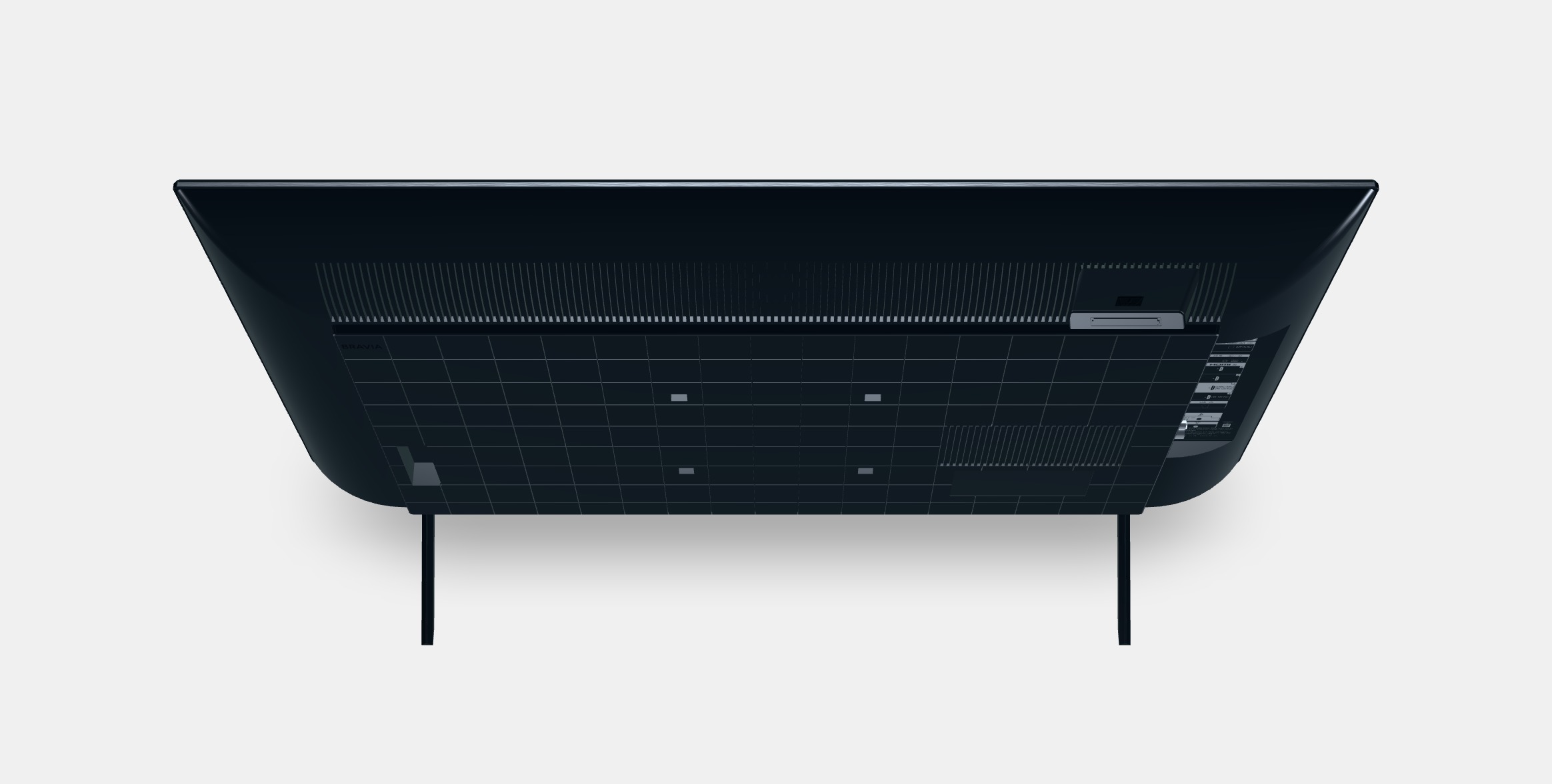 43 Sony Bravia KD-43X75WL Low-poly 3D model_5