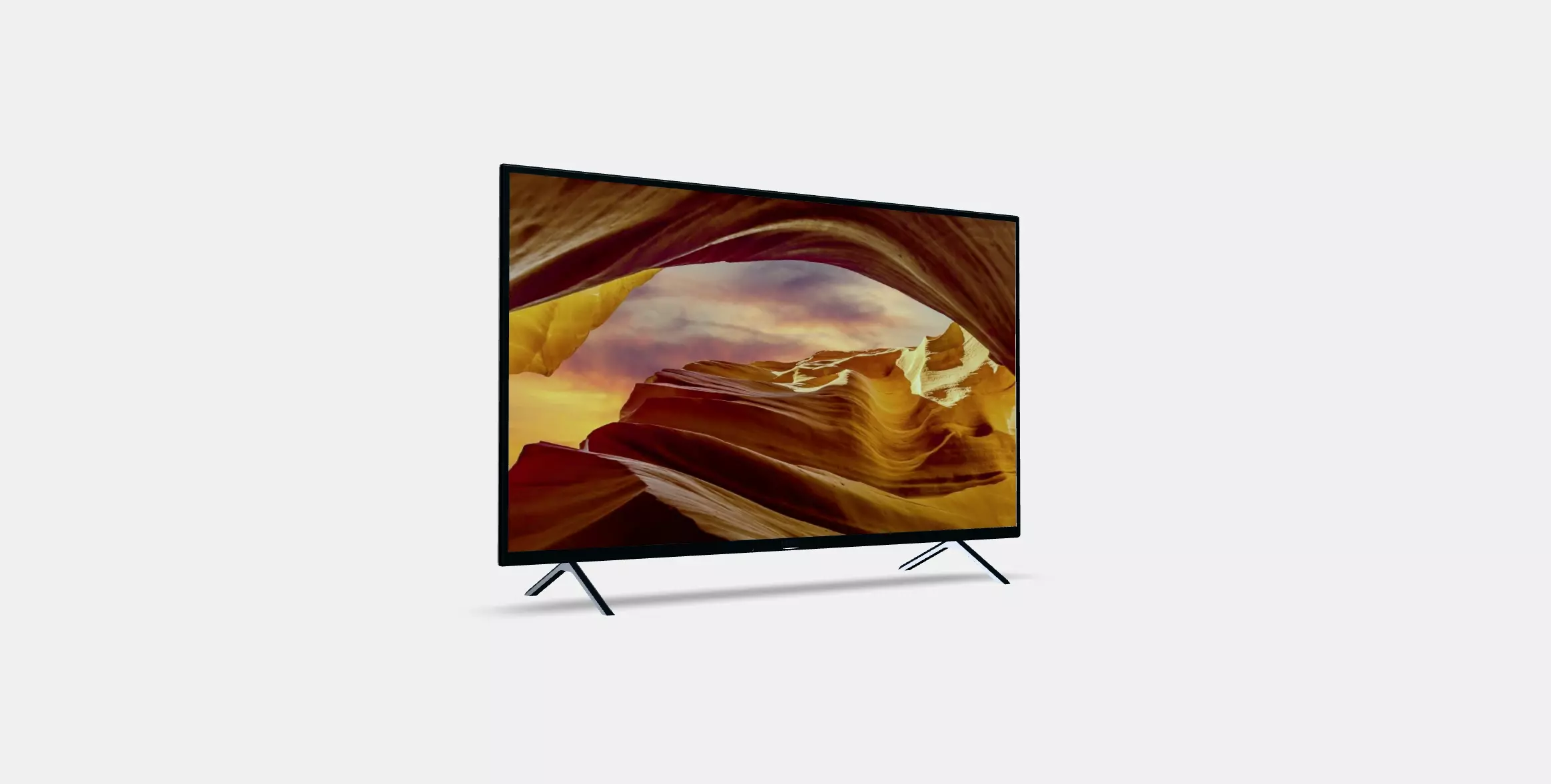 43 Sony Bravia KD-43X75WL Low-poly 3D model_0