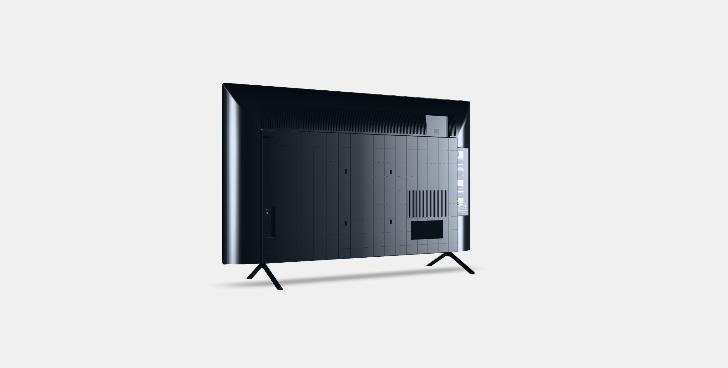 43 Sony Bravia KD-43X75WL Low-poly 3D model_16