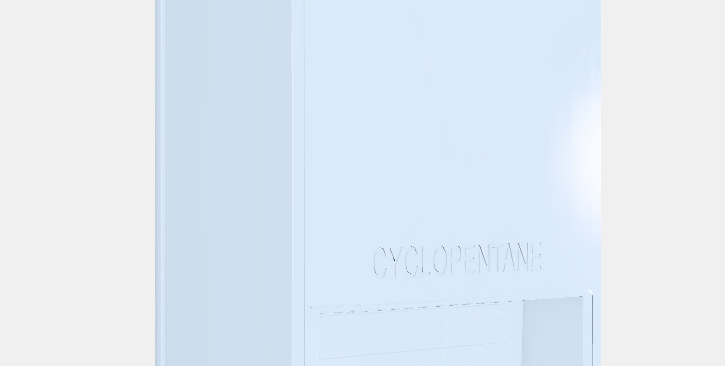 LAGAN Fridge with freezer compartment Low-poly 3D model_2