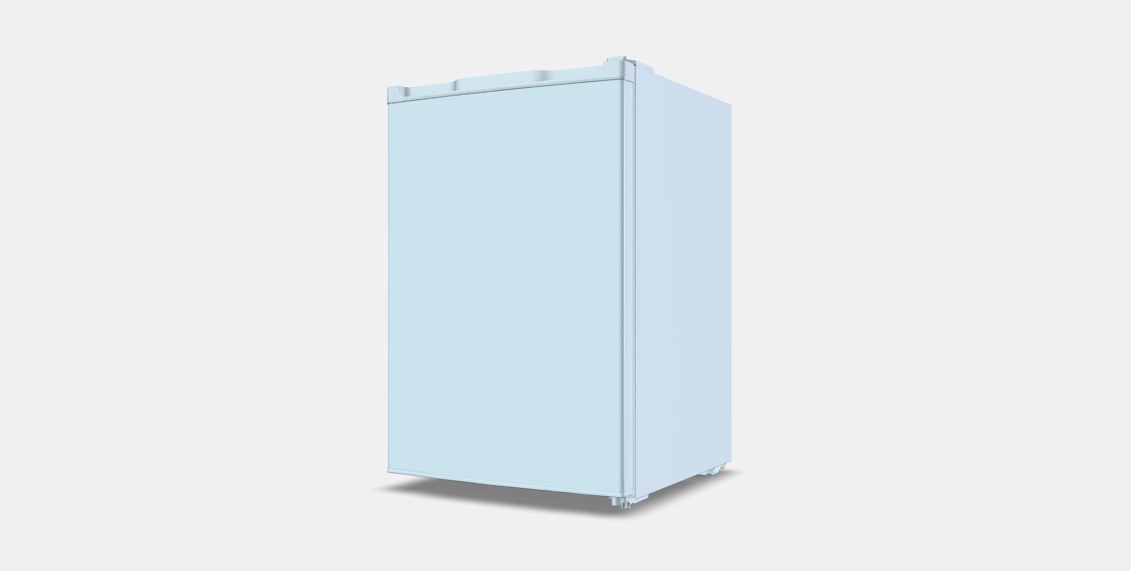 LAGAN Fridge with freezer compartment Low-poly 3D model_12