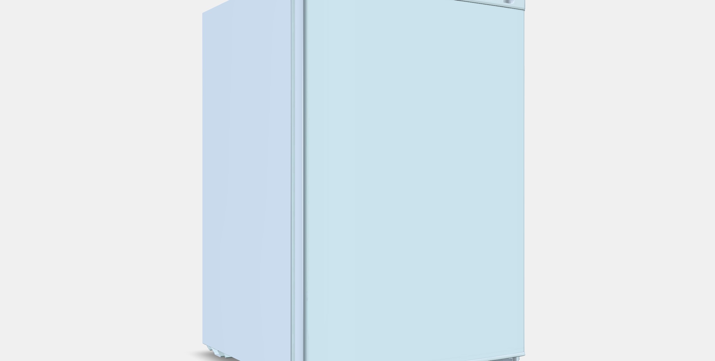 LAGAN Fridge with freezer compartment Low-poly 3D model_9