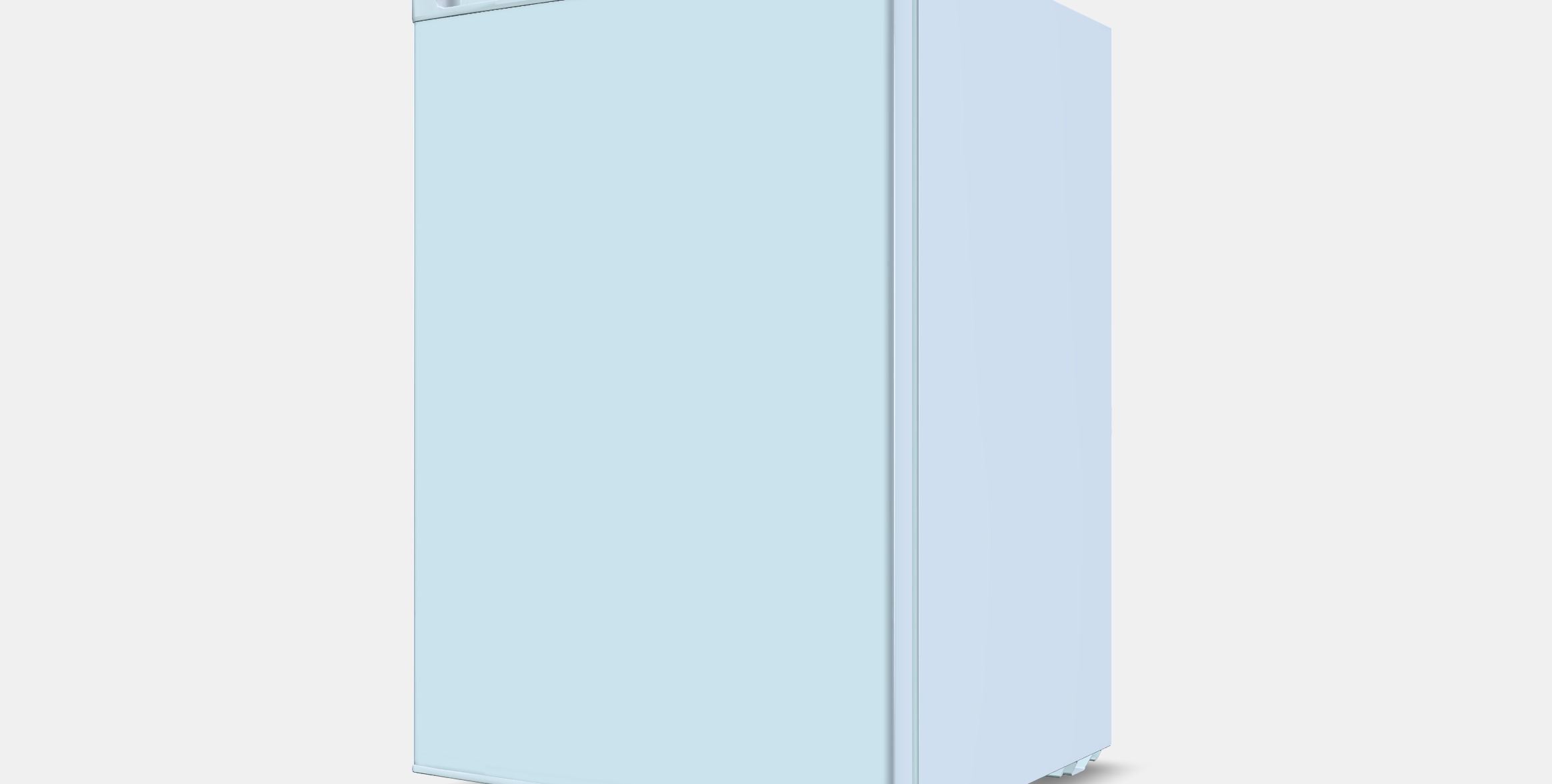 LAGAN Fridge with freezer compartment Low-poly 3D model_13