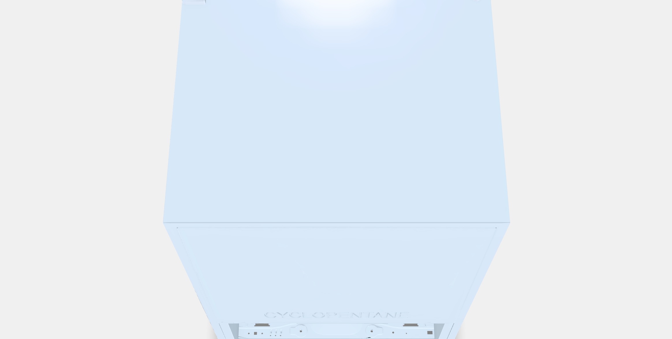 LAGAN Fridge with freezer compartment Low-poly 3D model_4