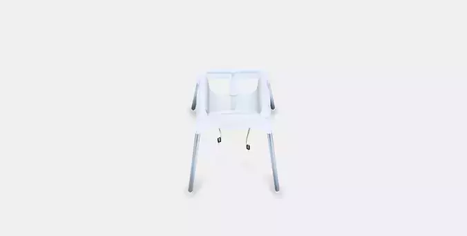 ANTILOP Highchair with safety belt Low-poly 3D model