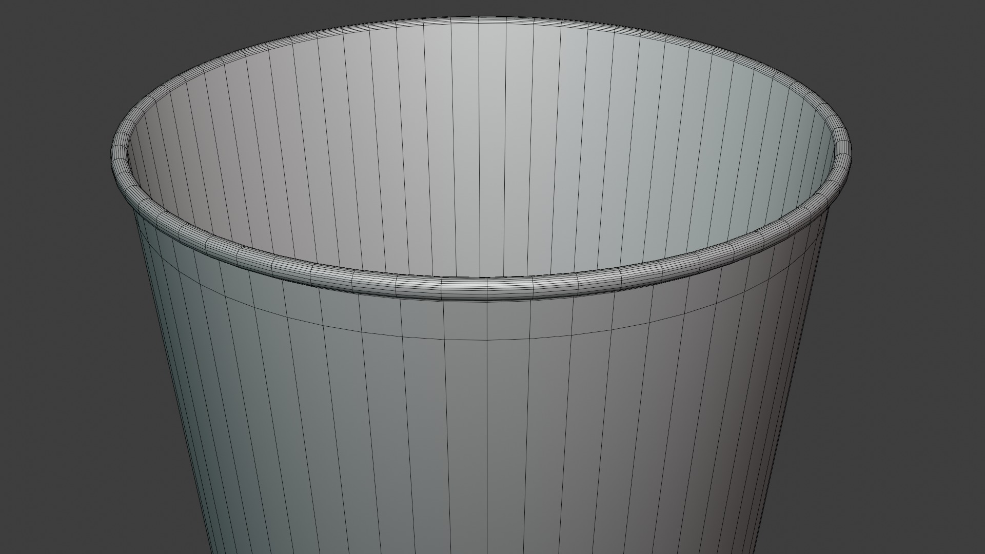 Coffee cup empty V PBR 3D model_5