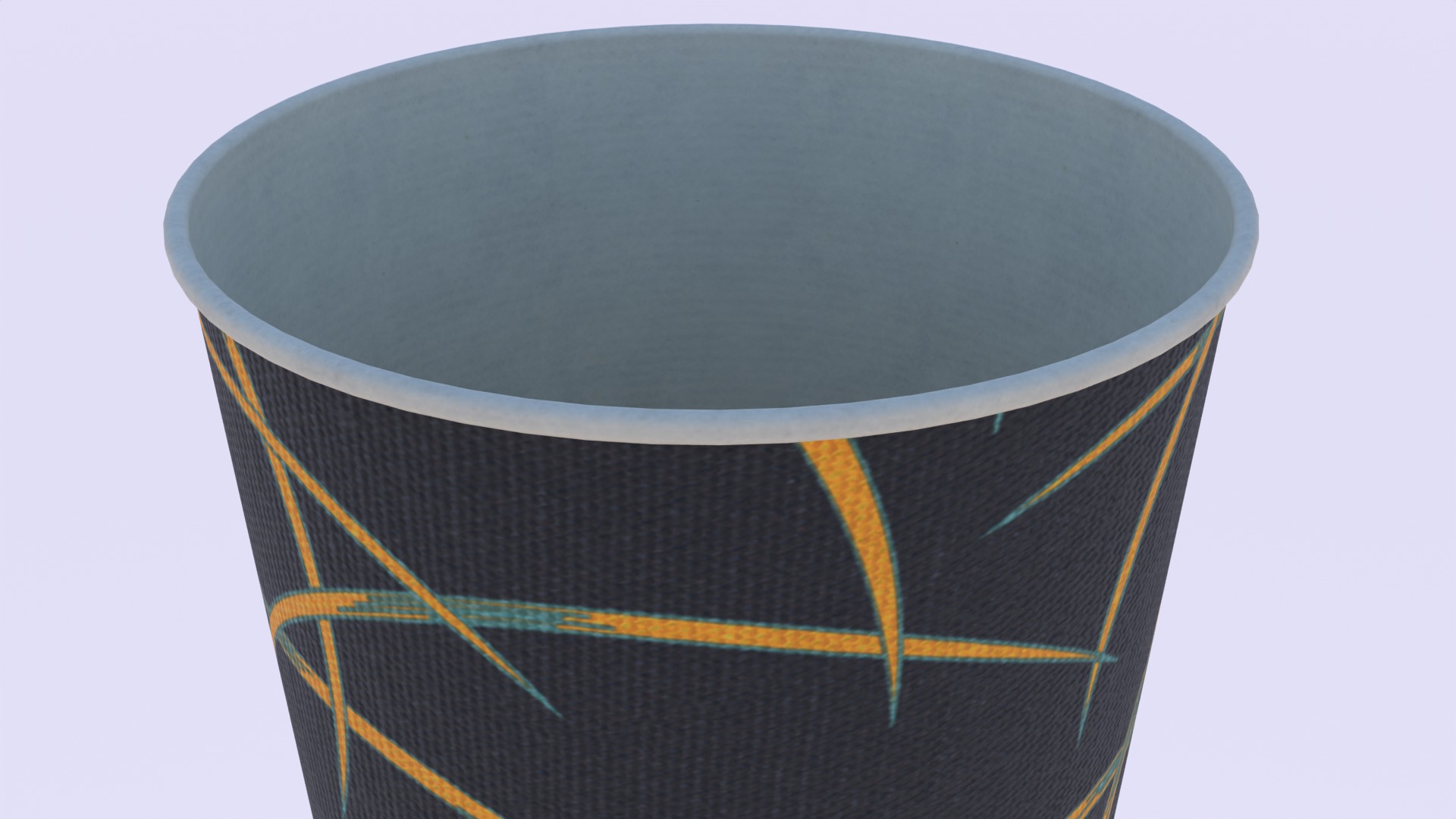 Coffee cup empty V PBR 3D model_4